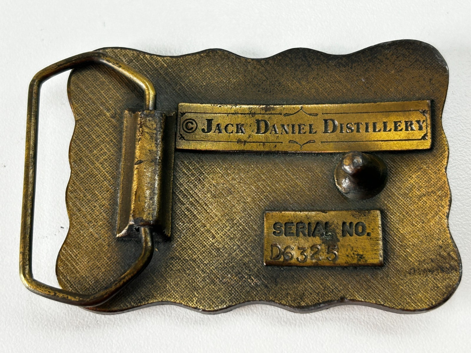 Vintage Jack Daniel’s Belt Buckle, Old No. 7 Rich Mellow, whiskey