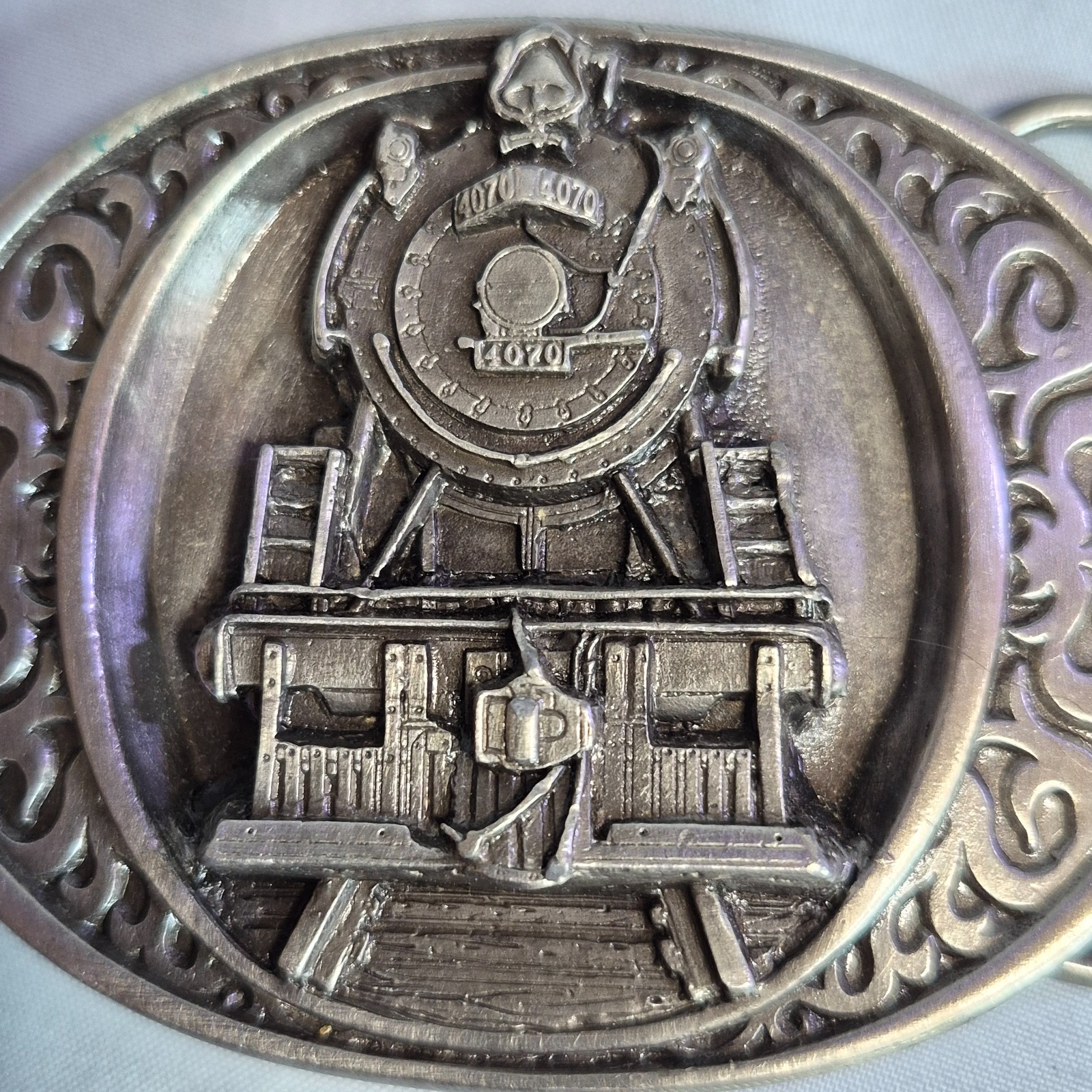 Limited Edition GTW 4070 Steam Locomotive Train Belt Buckle Midwest Railway