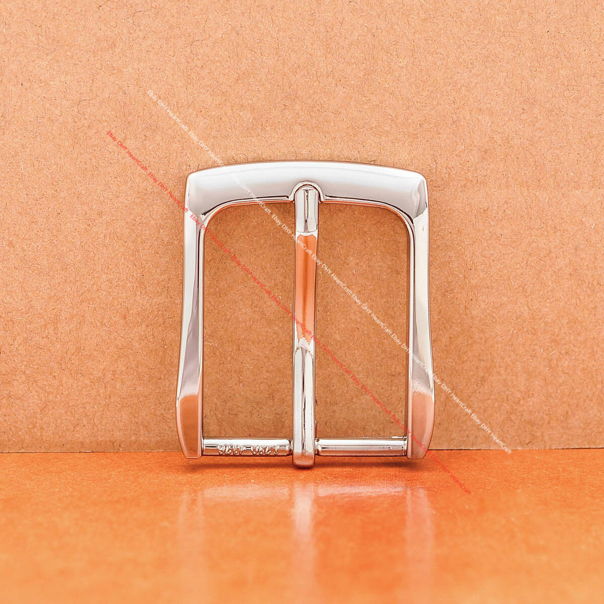 Casual Silver Single Prong Pin Buckle Leathercraft Men Replacement Buckle 30mm
