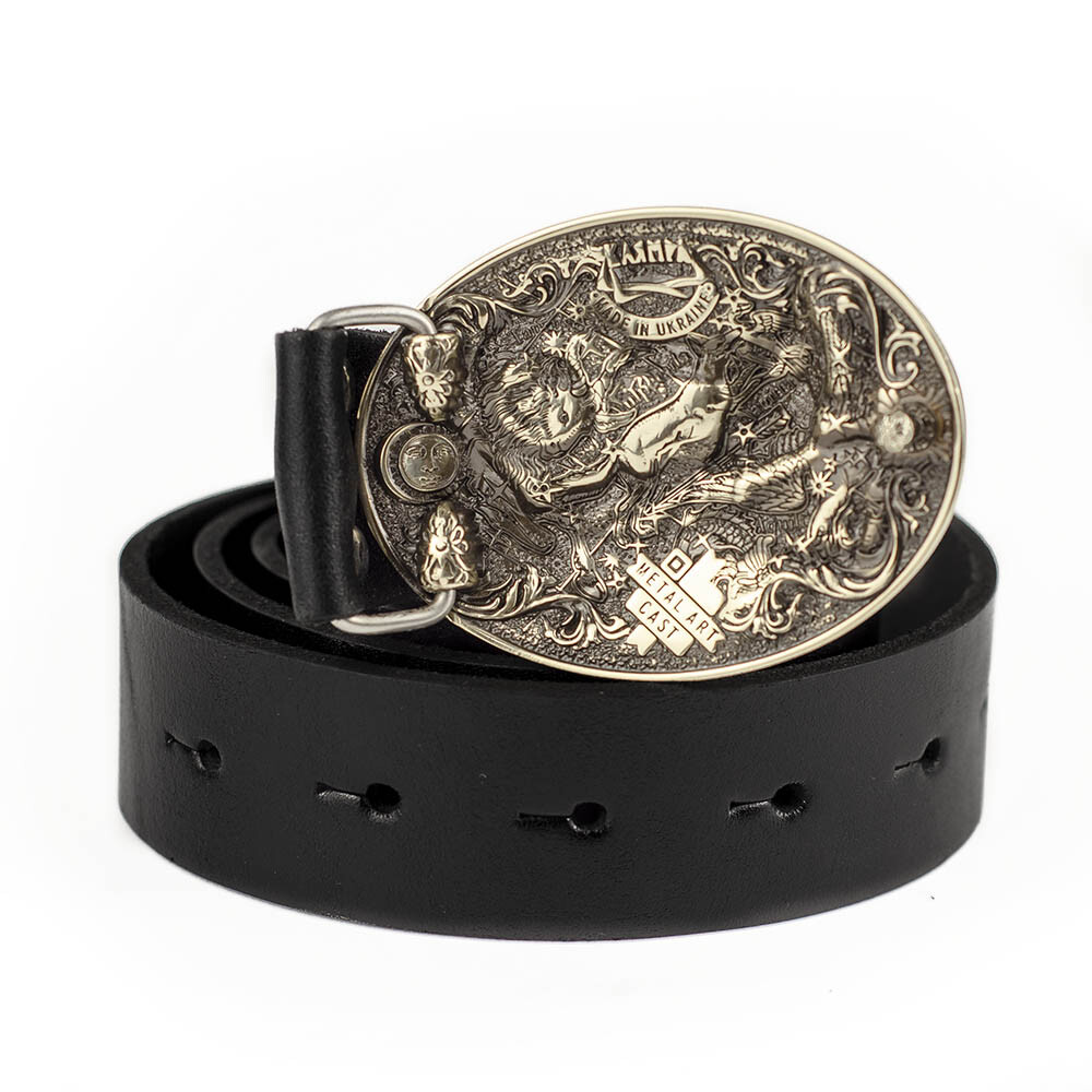 Pisces german silver belt buckle, Horoscope Astrological Zodiac Sign belt buckle