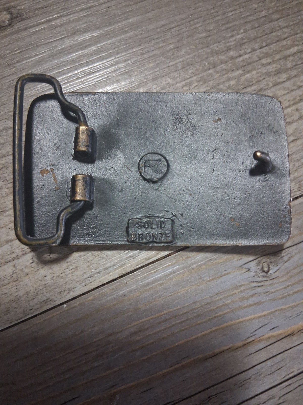 INGERSOLL RAND BELT BUCKLE CONSTRUCTION EQUIPMENT APC SOLID BRONZE ROLLER PAVER.