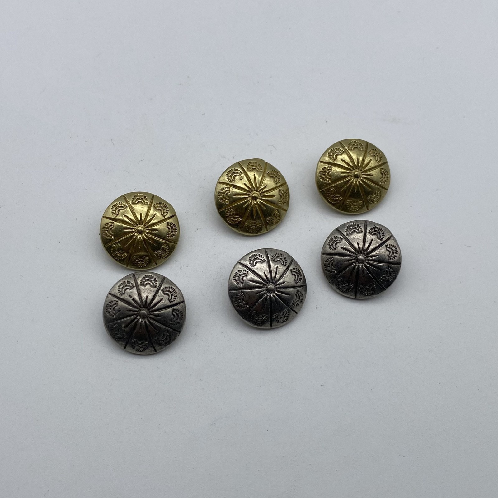 Brass Round Sewing Button Clothing Classic Button DIY lot
