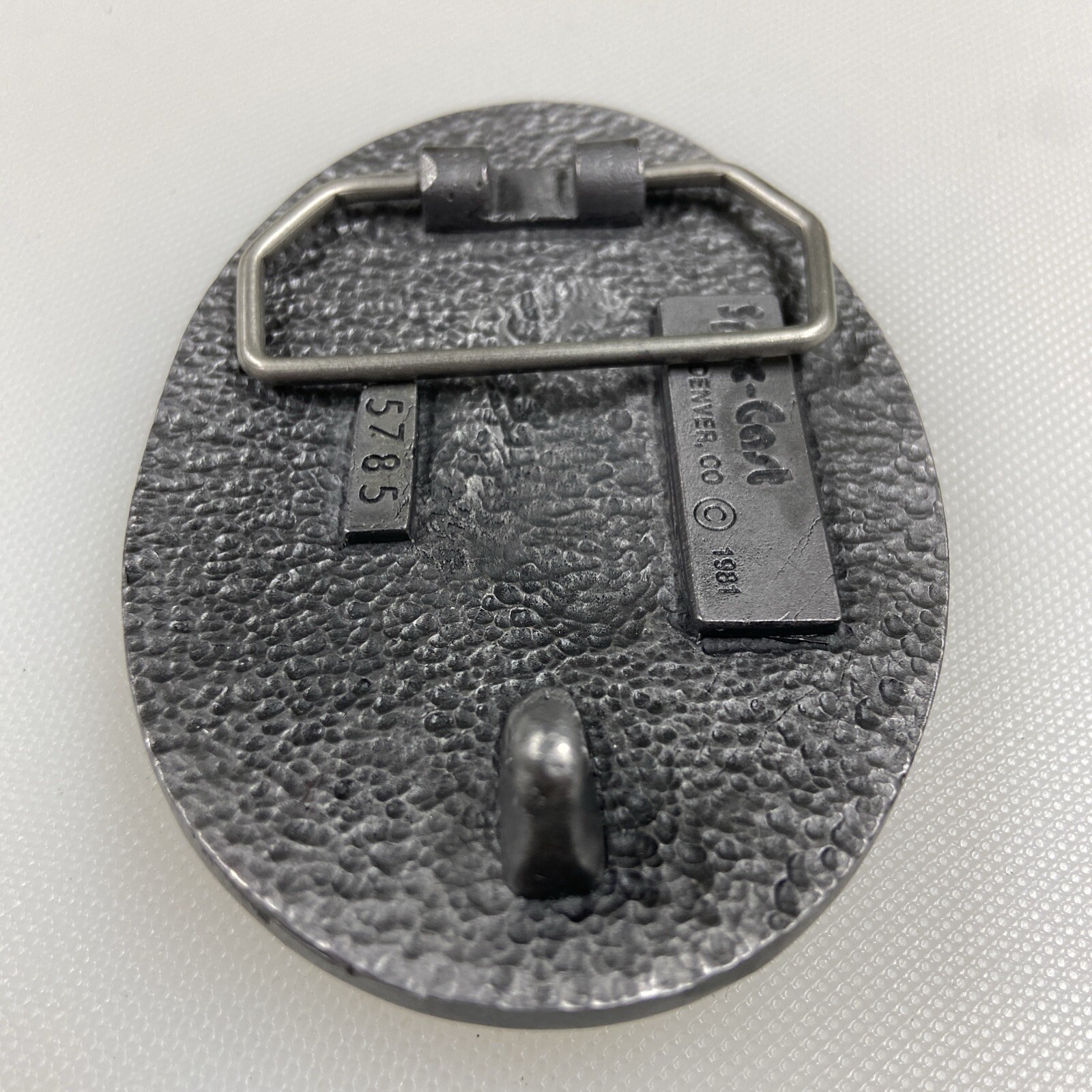 Numbered Western Rodeo Belt Buckle Bucking Horse & Cowboy for 1 3/4&Prime; Belt Max.