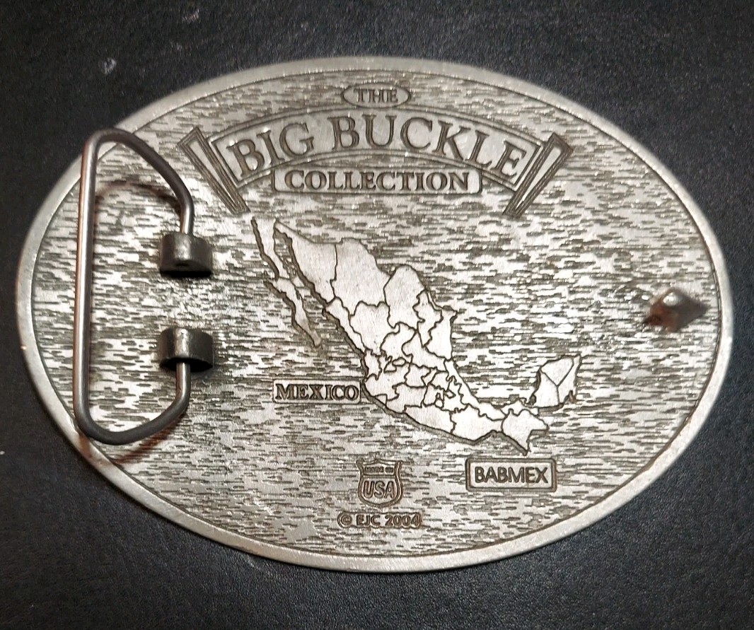 Mexico Flag Belt Buckle
