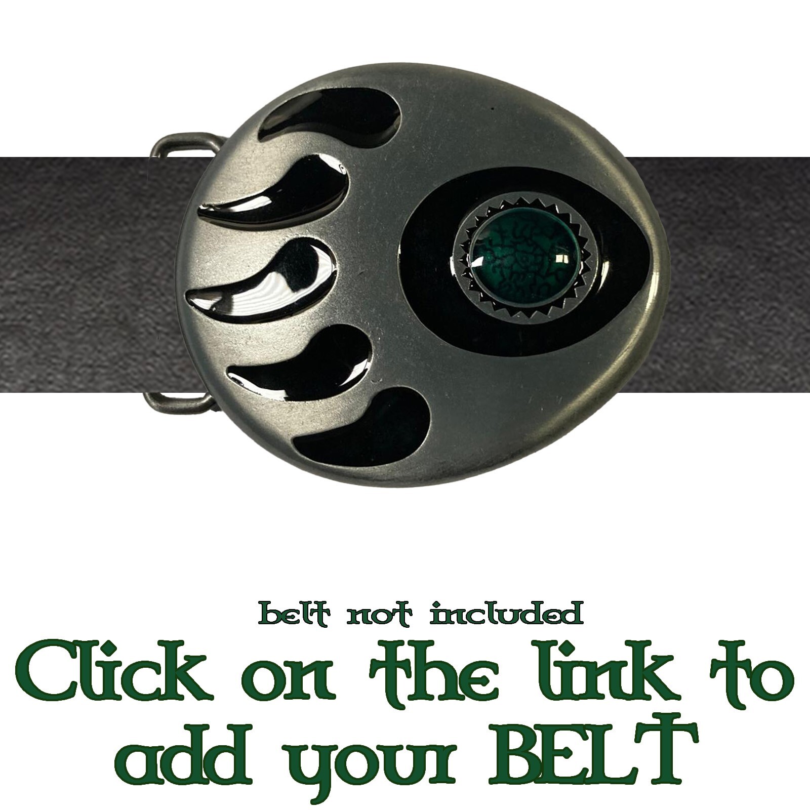 Bear Paw Claw Enamel Metal Belt Buckle Biker Native American Western Country USA