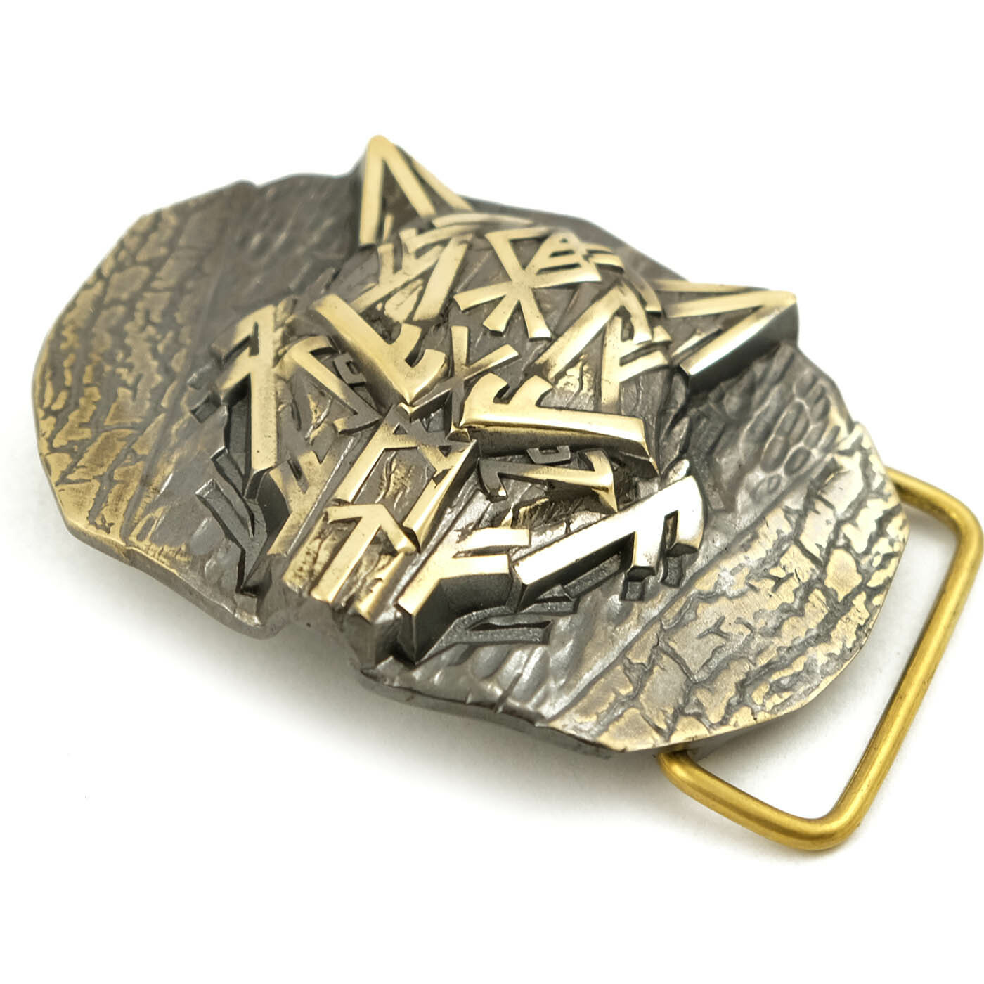 Runic Wolf Belt buckle, Scandinavian Old Norse Celtic wild animal werewolf