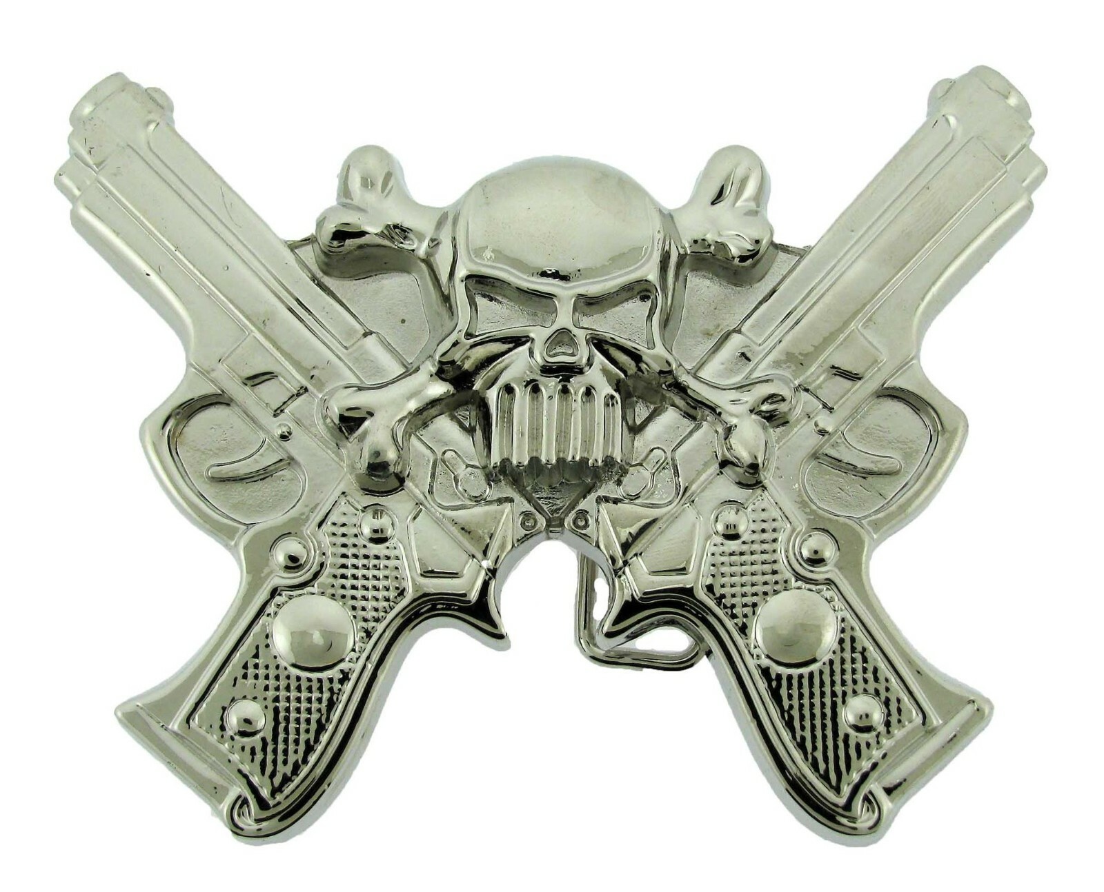 Men Women Gothic Tattoo Styles Halloween Party Costume Skull belt Buckle Metal