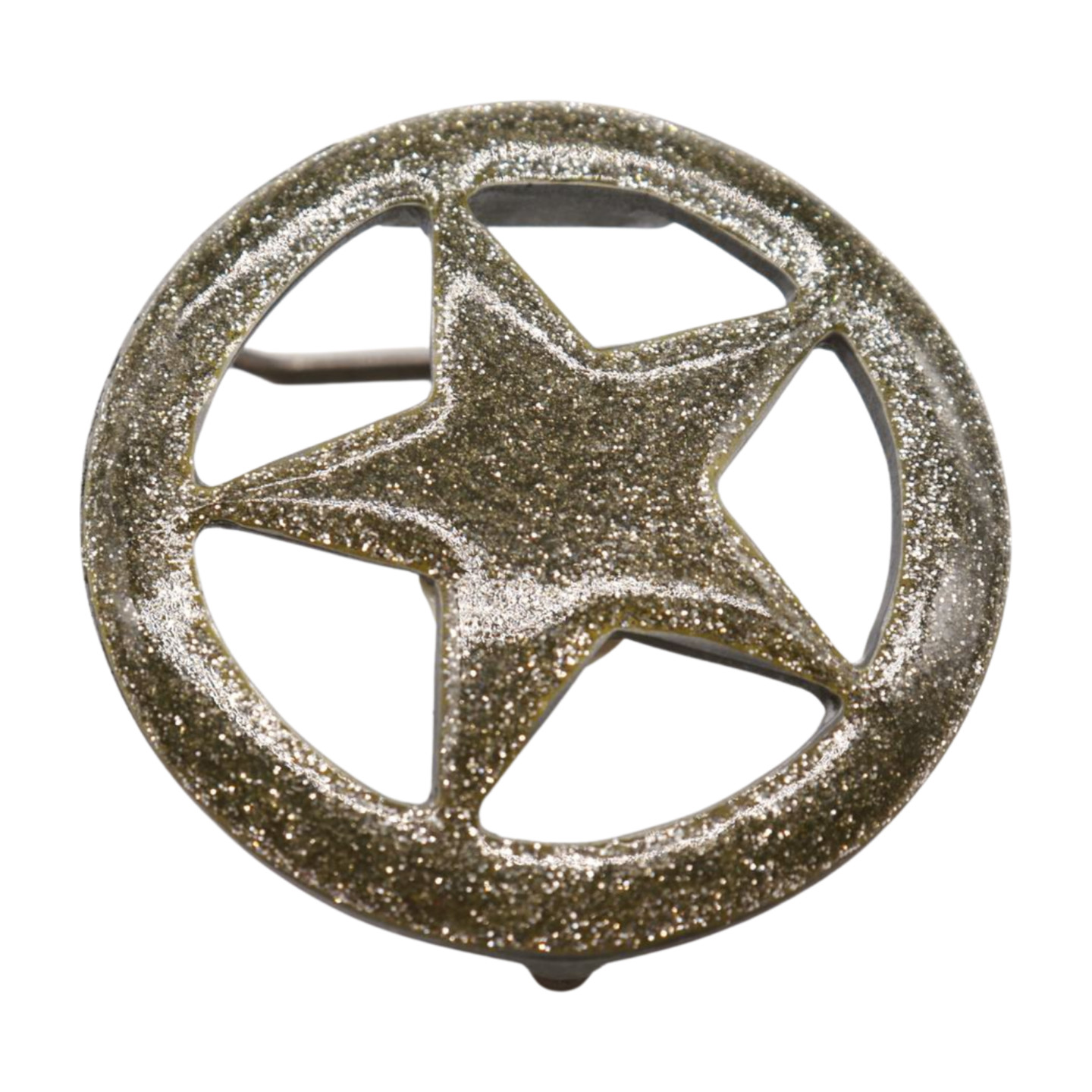 Men Women Belt Buckle Silver Metal Texas Lone Star Glitter Teen Kids Style TX
