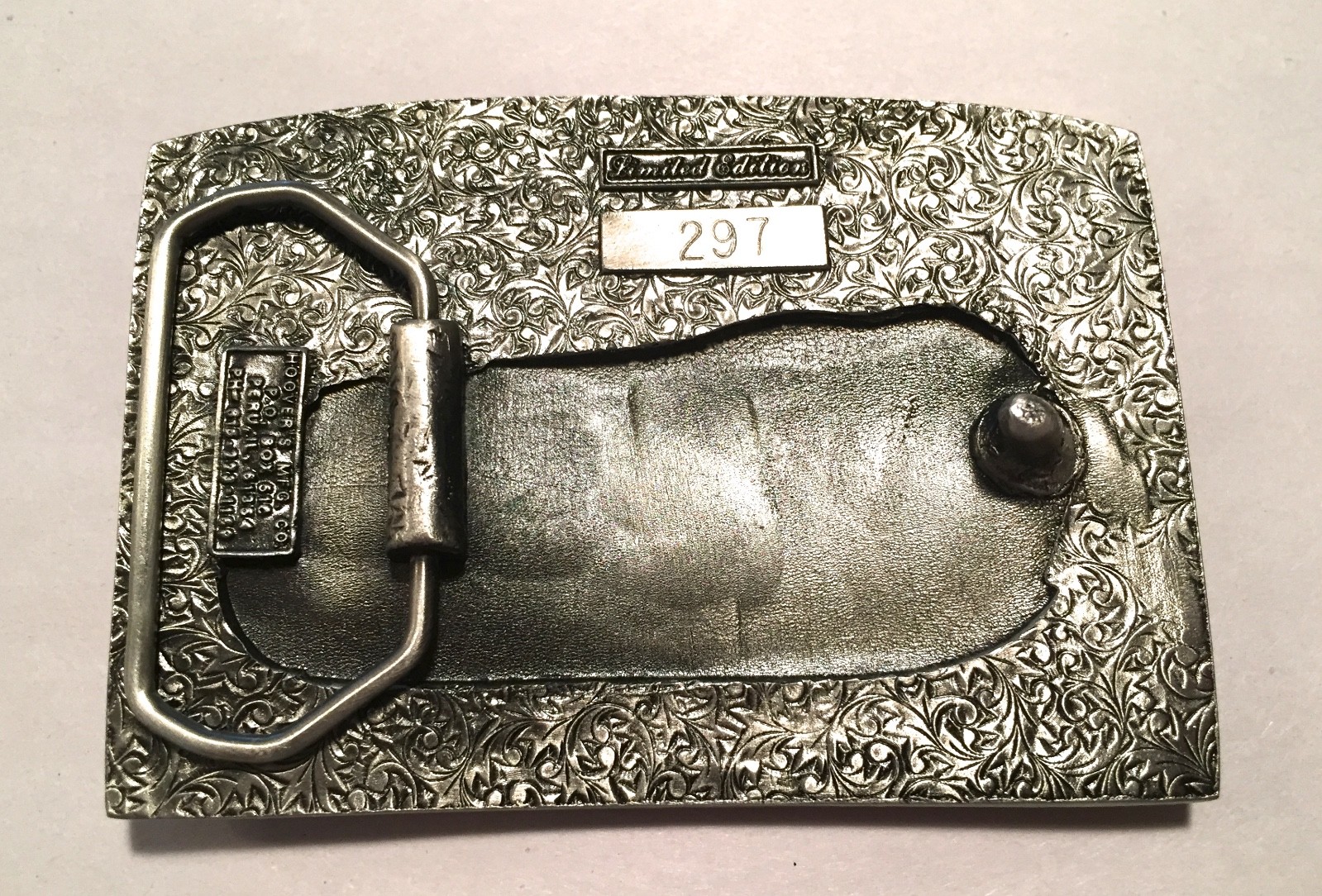 John Studebaker Blacksmith First Shop – Limited Edition Metal Belt Buckle #297