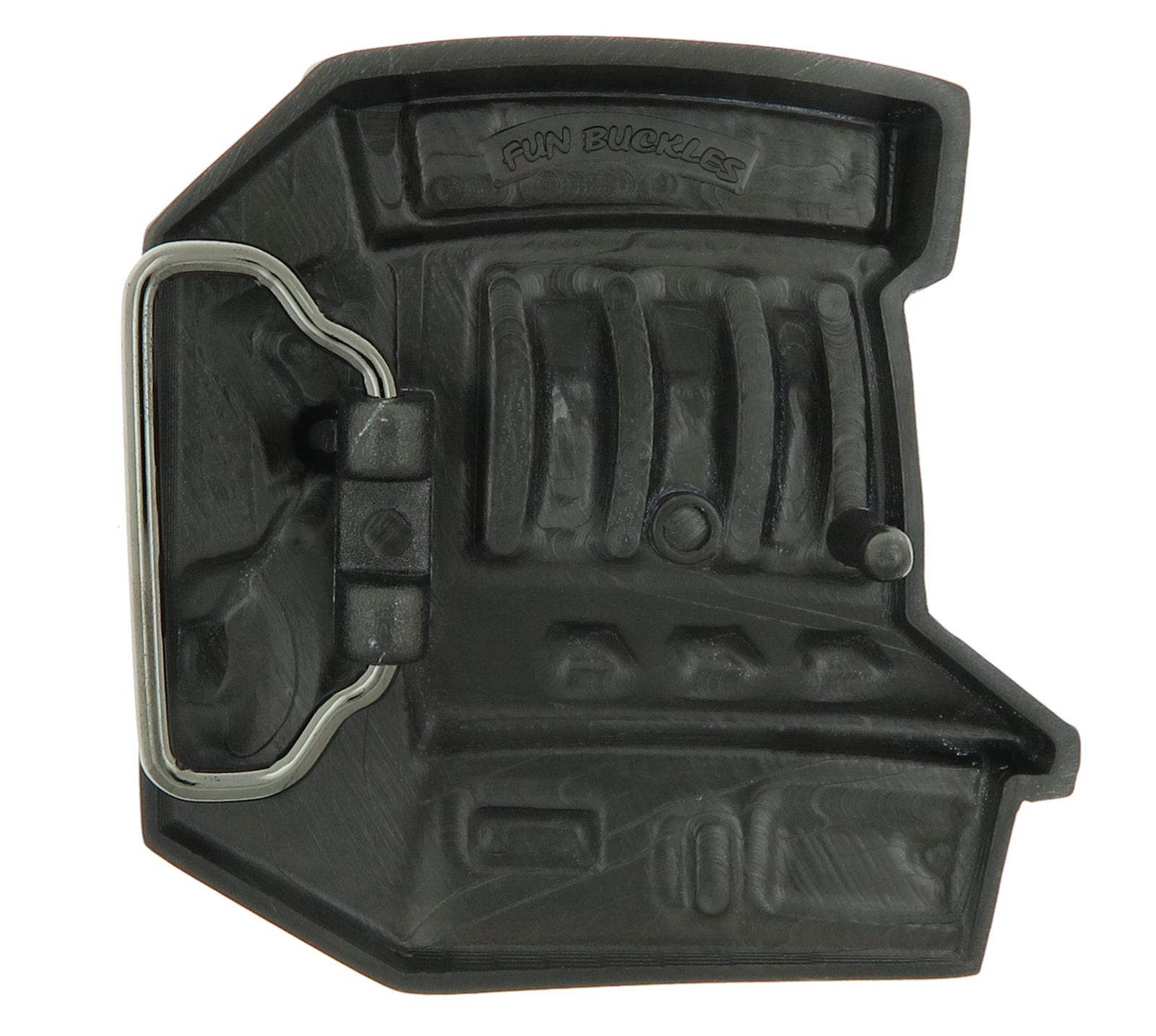 Lucky 7s Jackpot Casino Slot Machine Enamel Metal Belt Buckle