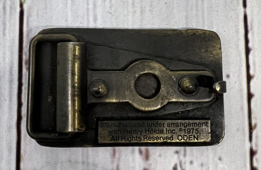 Vintage Henry Heide Jujyfruits 2&Prime; Belt Buckle Oden 1975