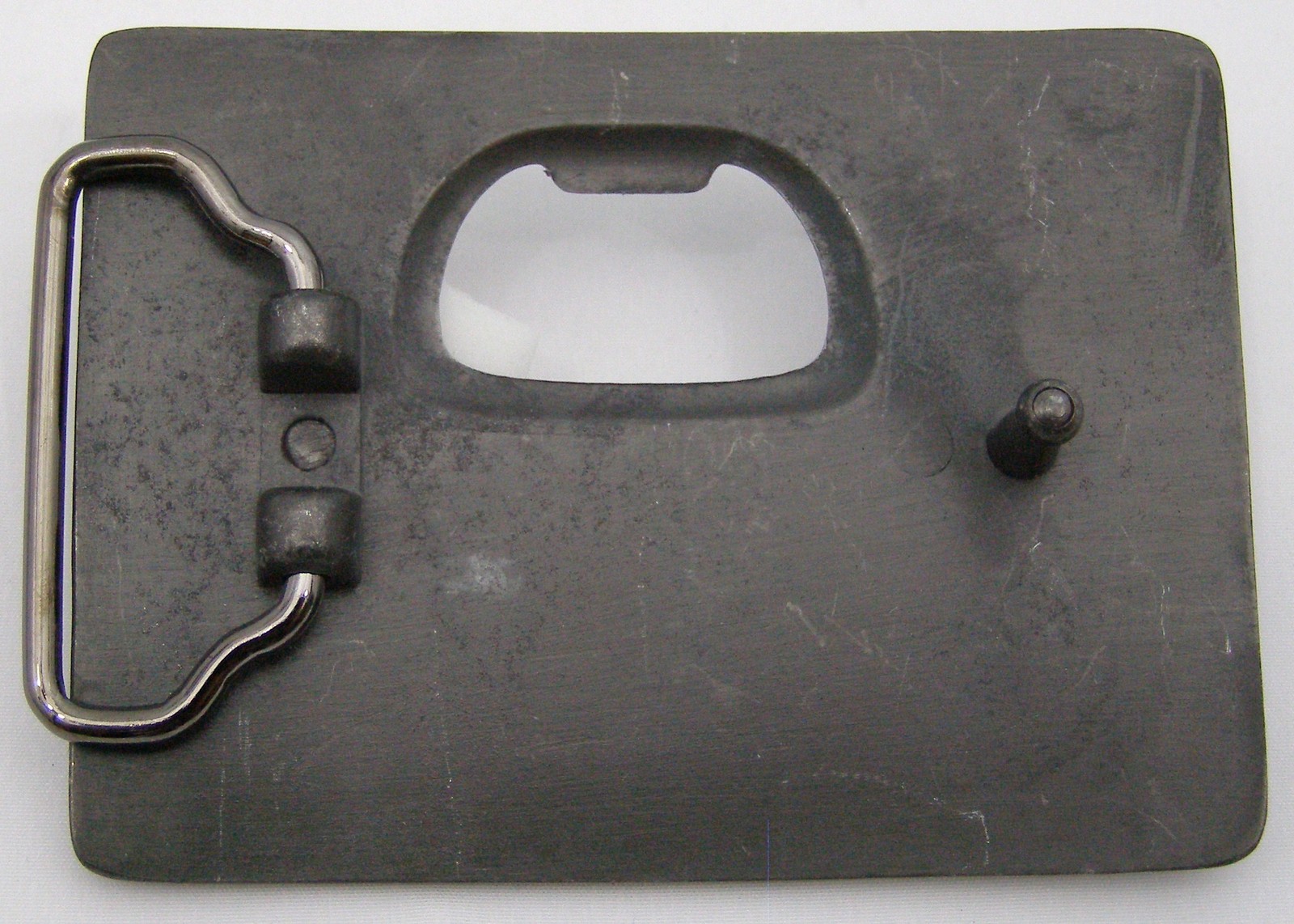 BELT BUCKLES « Got Beer? » Bottle Opener Antiqued Silver Rectangle Western NWOT!