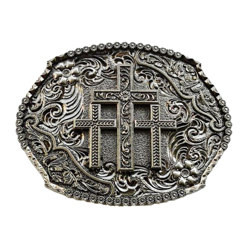 Cowboy Relief Belt Buckle Metal Belt Buckle for DIY Waist Belt Replacements