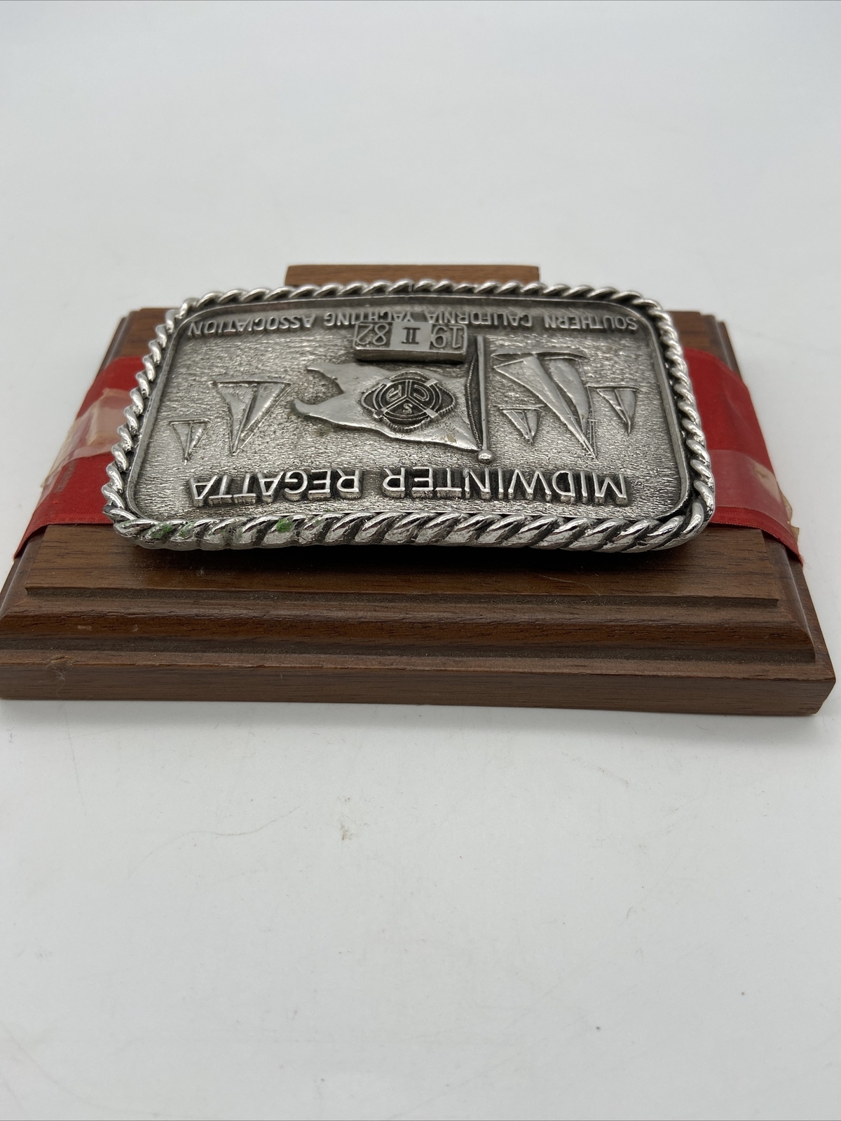 1982 SOUTHERN CALIFORNIA YACHTING ASSOCIATION MIDWINTER REGATTA BELT BUCKLE