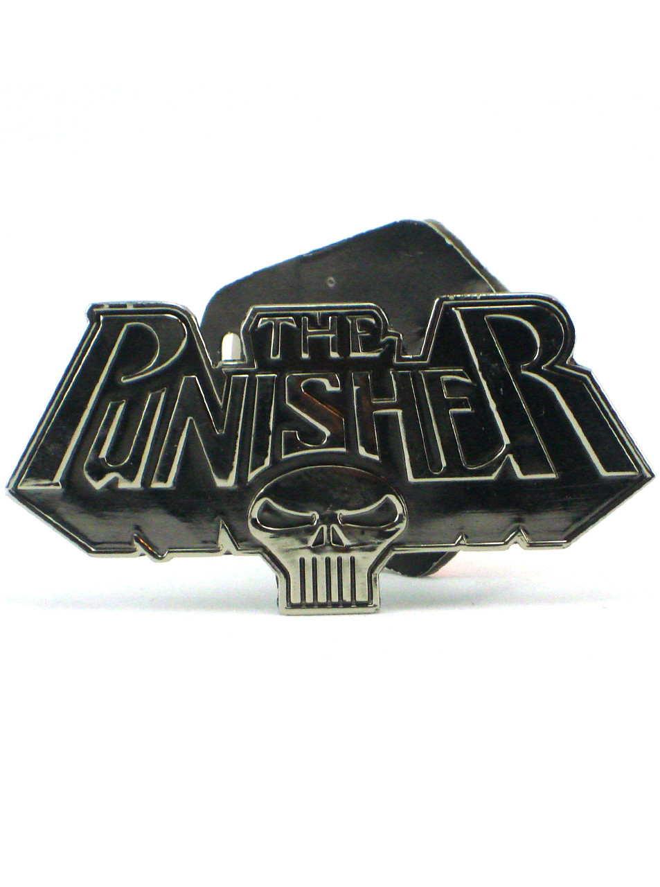 The Punisher Solid Chrome Metal Men&rsquo;s Belt Buckle Skull Marvel Comics Heroes New