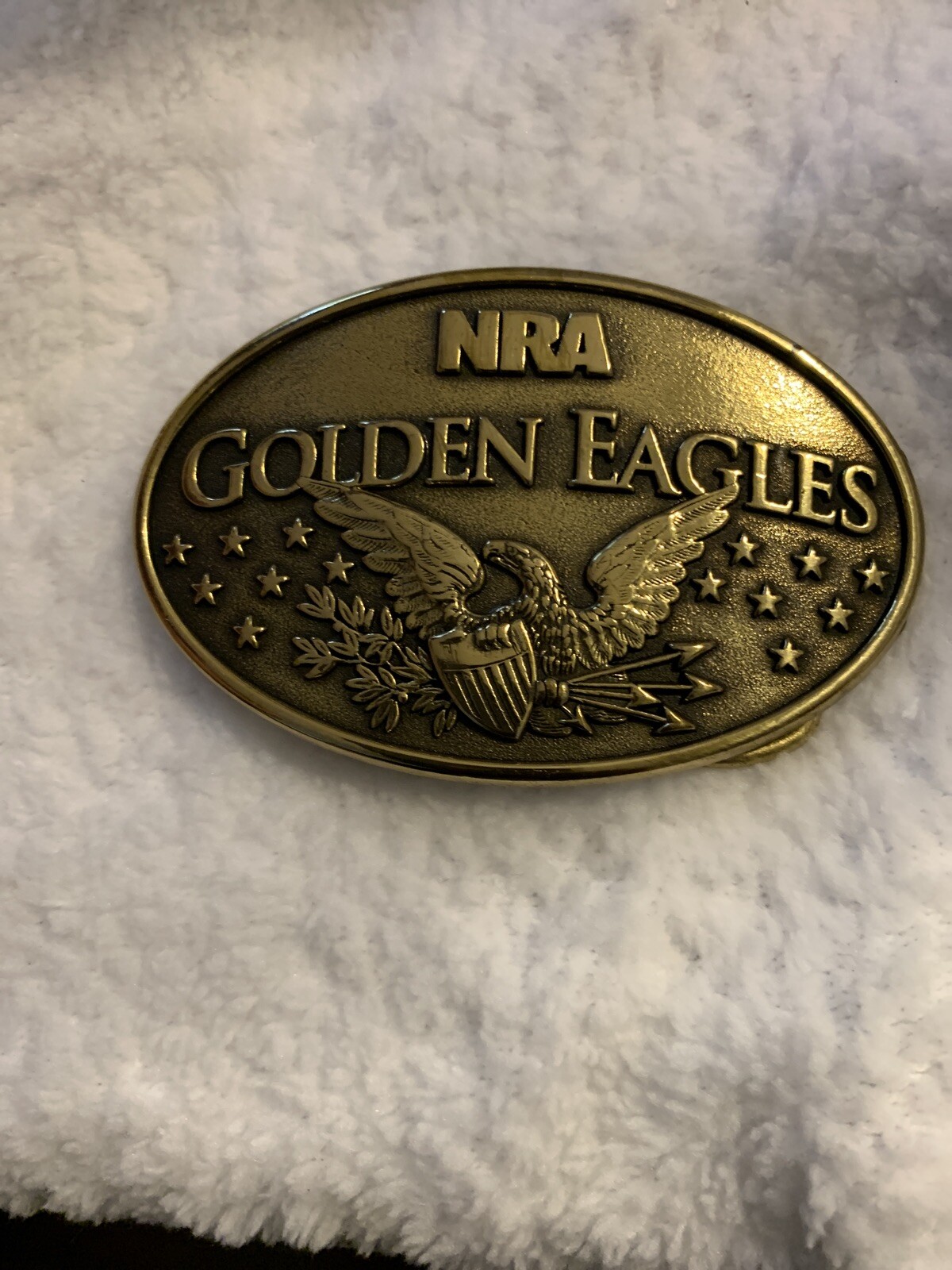 NRA Golden Eagles Limited Edition Belt Buckle