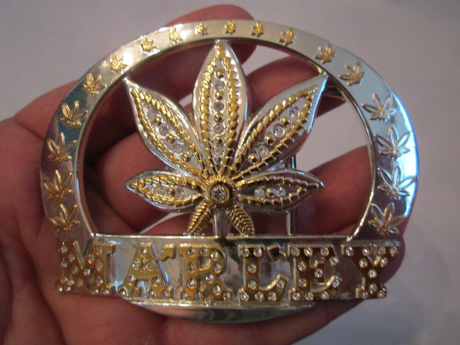 BOB MARLEY BELT BUCKLE WITH CRYSTALS – GW-13