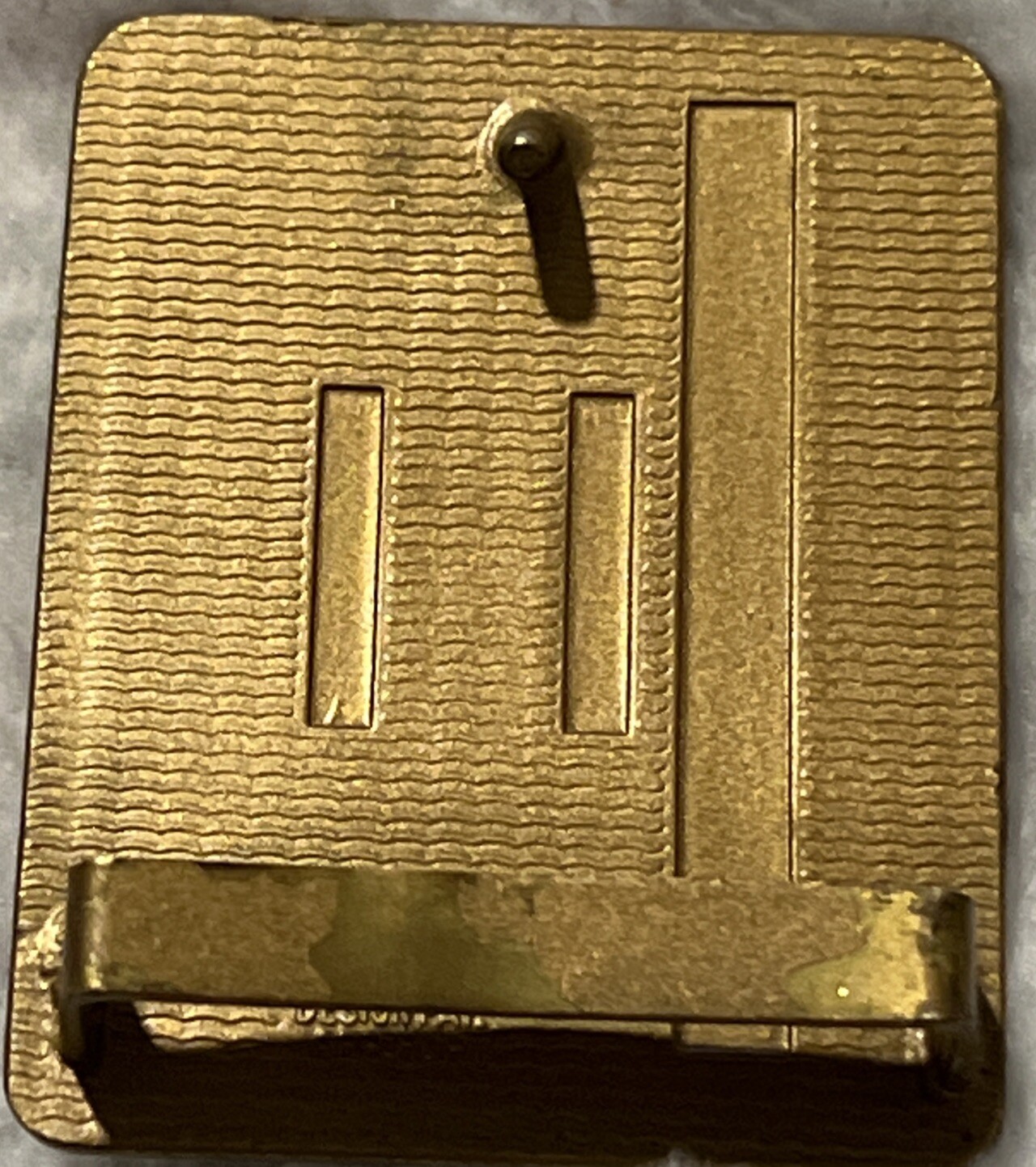Vintage 1977 American Bowling Congress Belt Buckle Most Improved Average Award