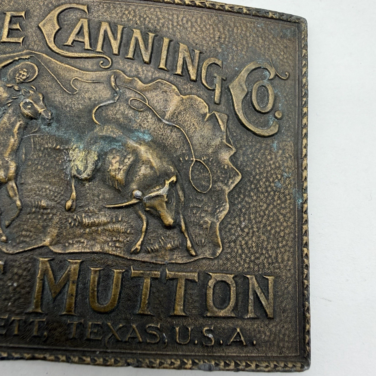 Belt Buckle Range Canning Co – Fort McKavett Texas Lewis Buckles