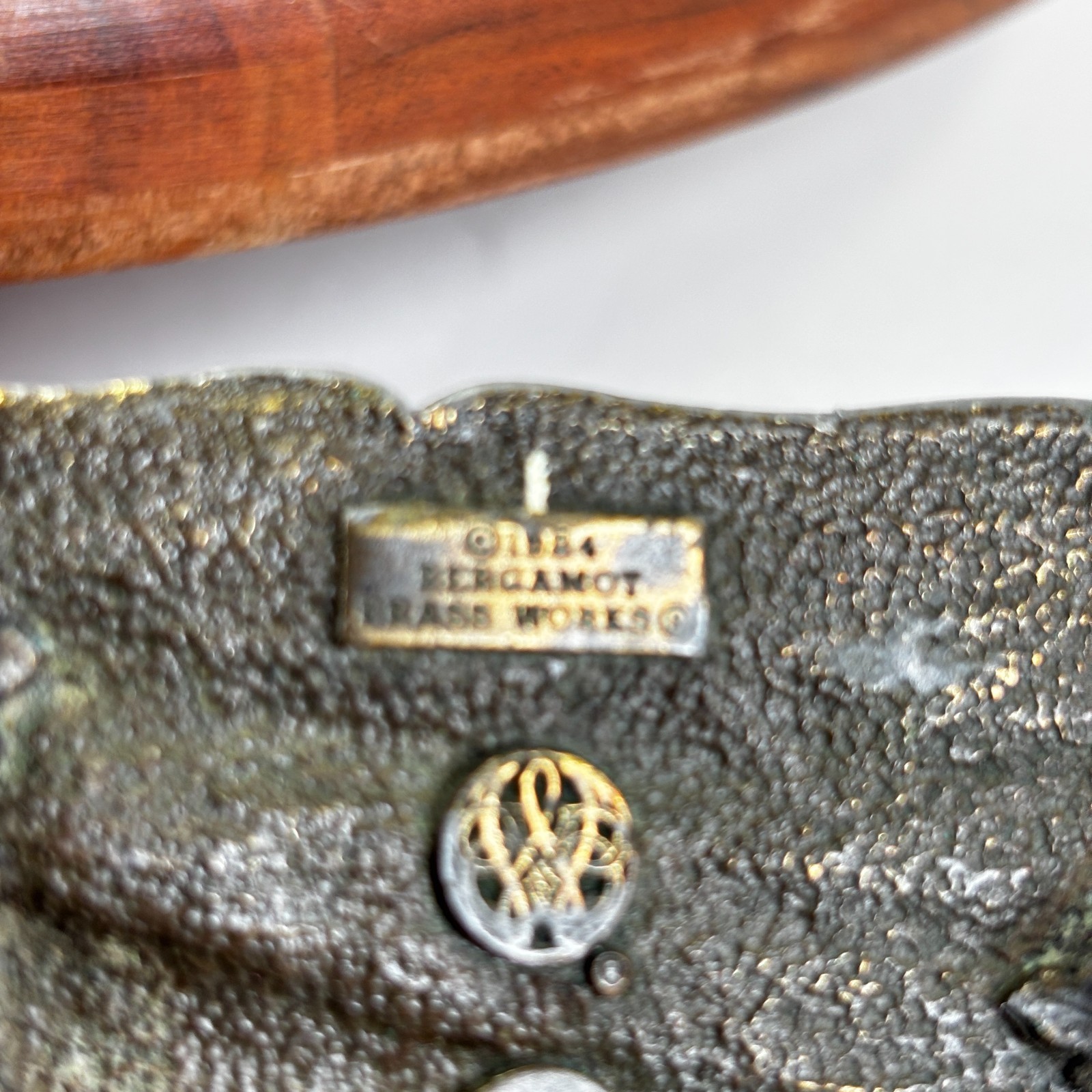 Bergamot Brass Works U-149 Steam Train 5473 Belt Buckle USA Vintage 1984 READ