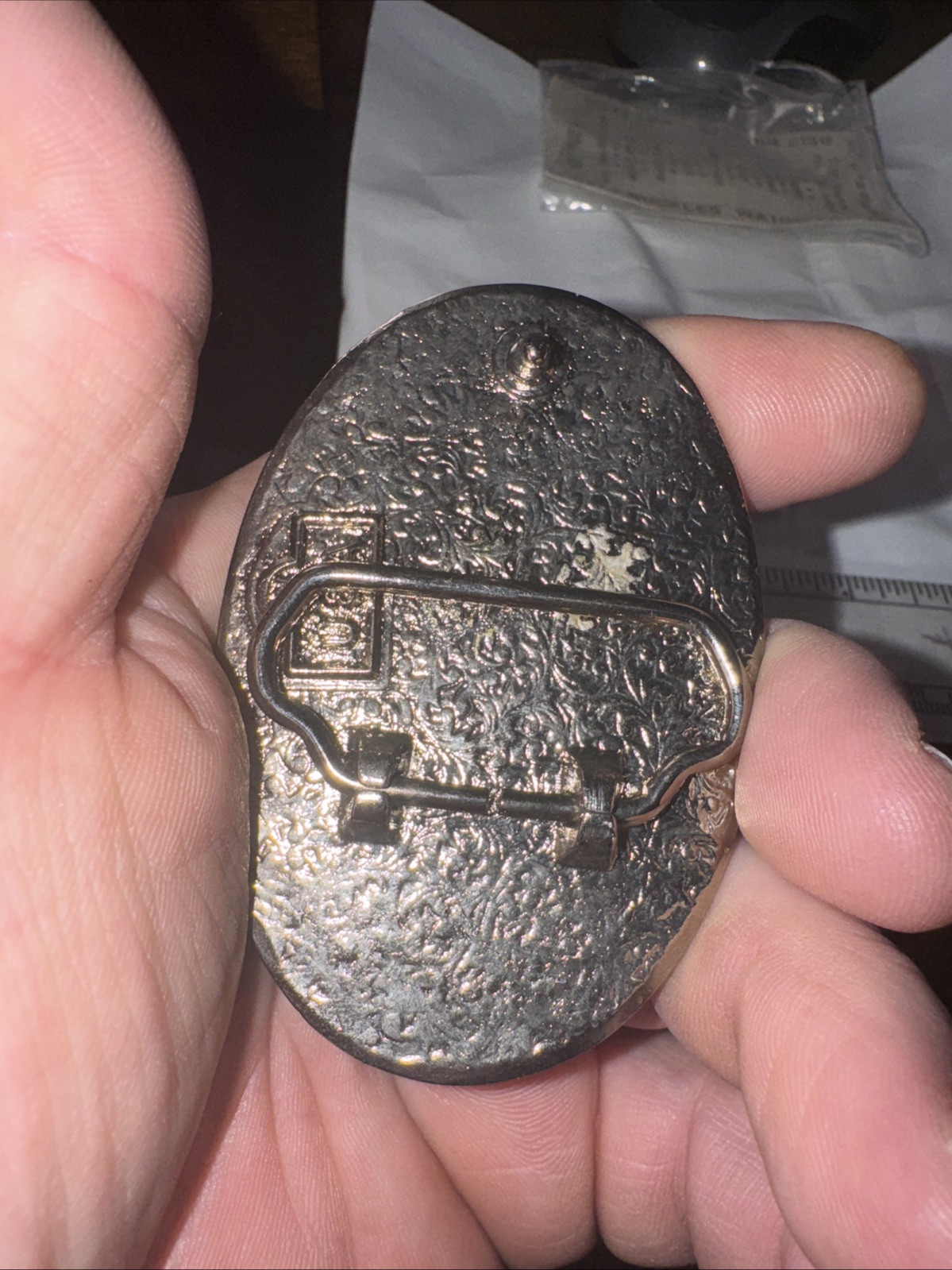 Vintage Cubs Baseball Silver Belt Buckle Rare Free Shipping