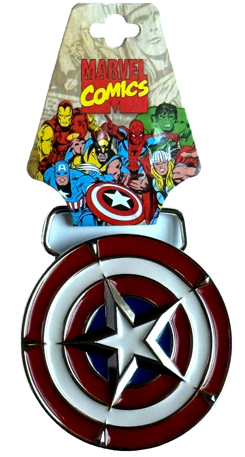 CAPTAIN AMERICA Marvel Comics Licensed Belt Buckle – Makes a great gift!