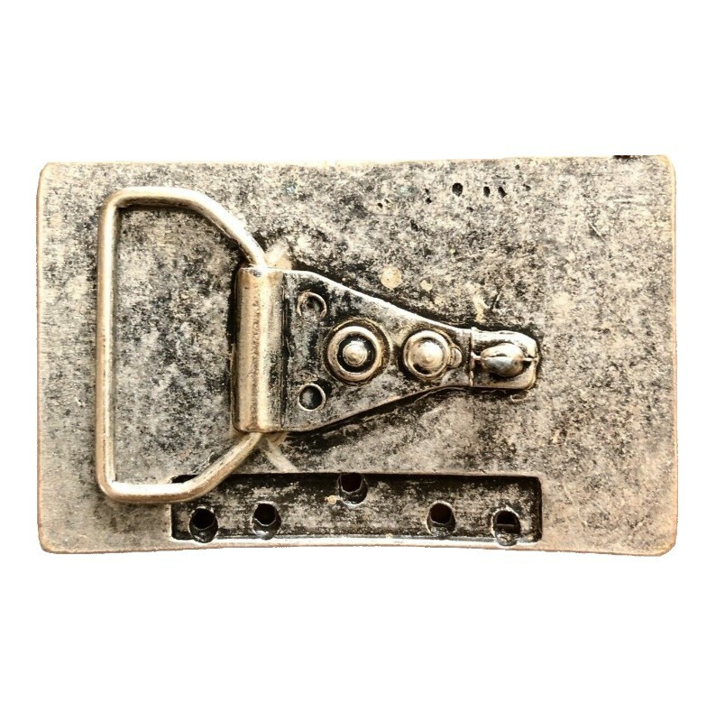 Vintage Cassette Music Belt Buckle