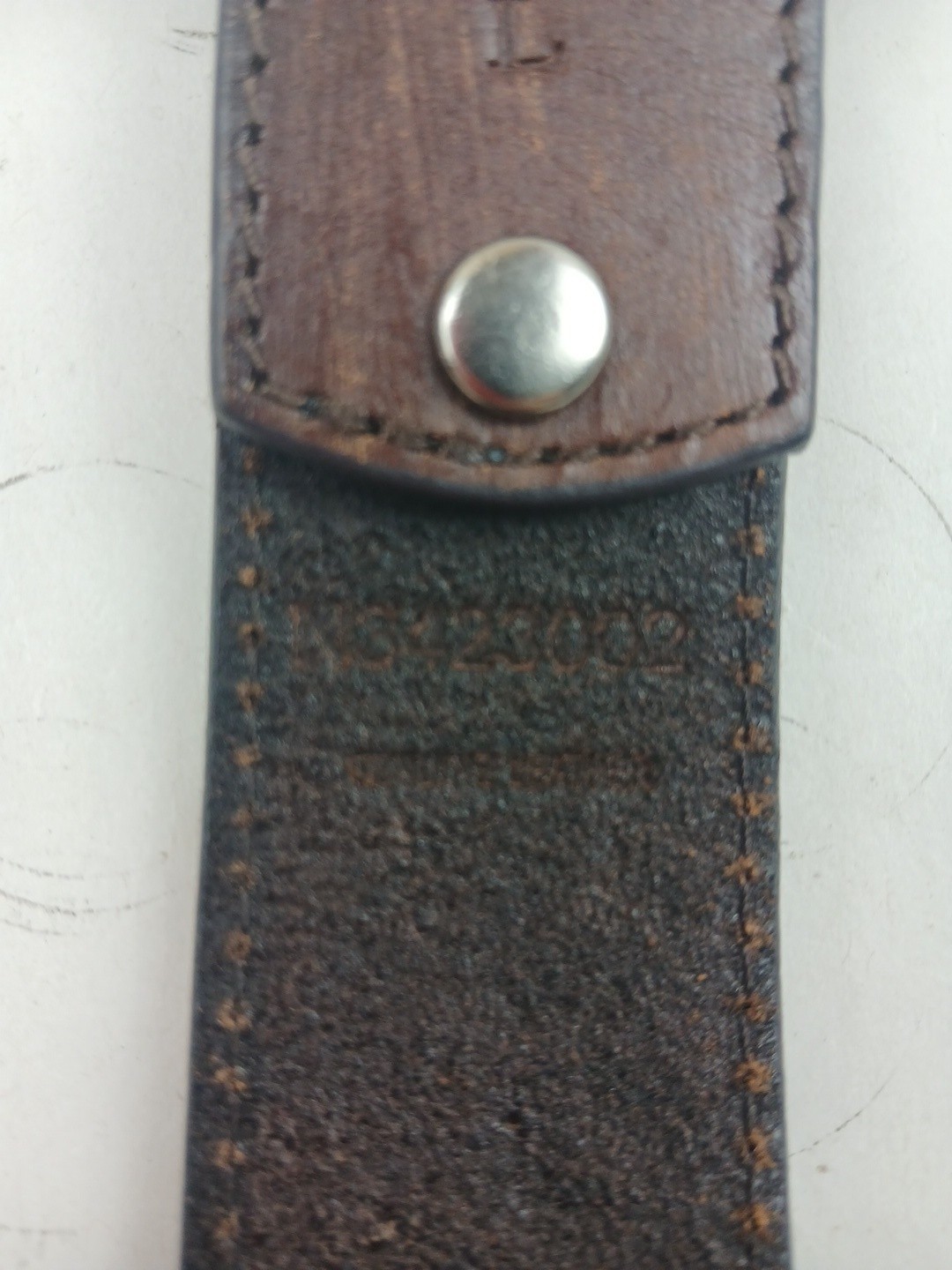 Nocona Silver Tone Western Cross Turquoise Inlay Rectangular Large Belt Buckle