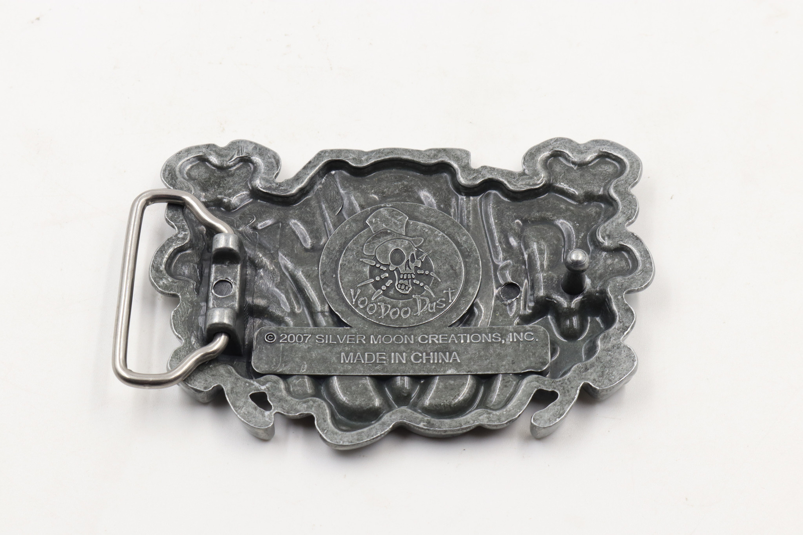 Lucky Triple 777 Horseshoe Four Leaf Clover Casino Gambling Enamel Belt Buckle