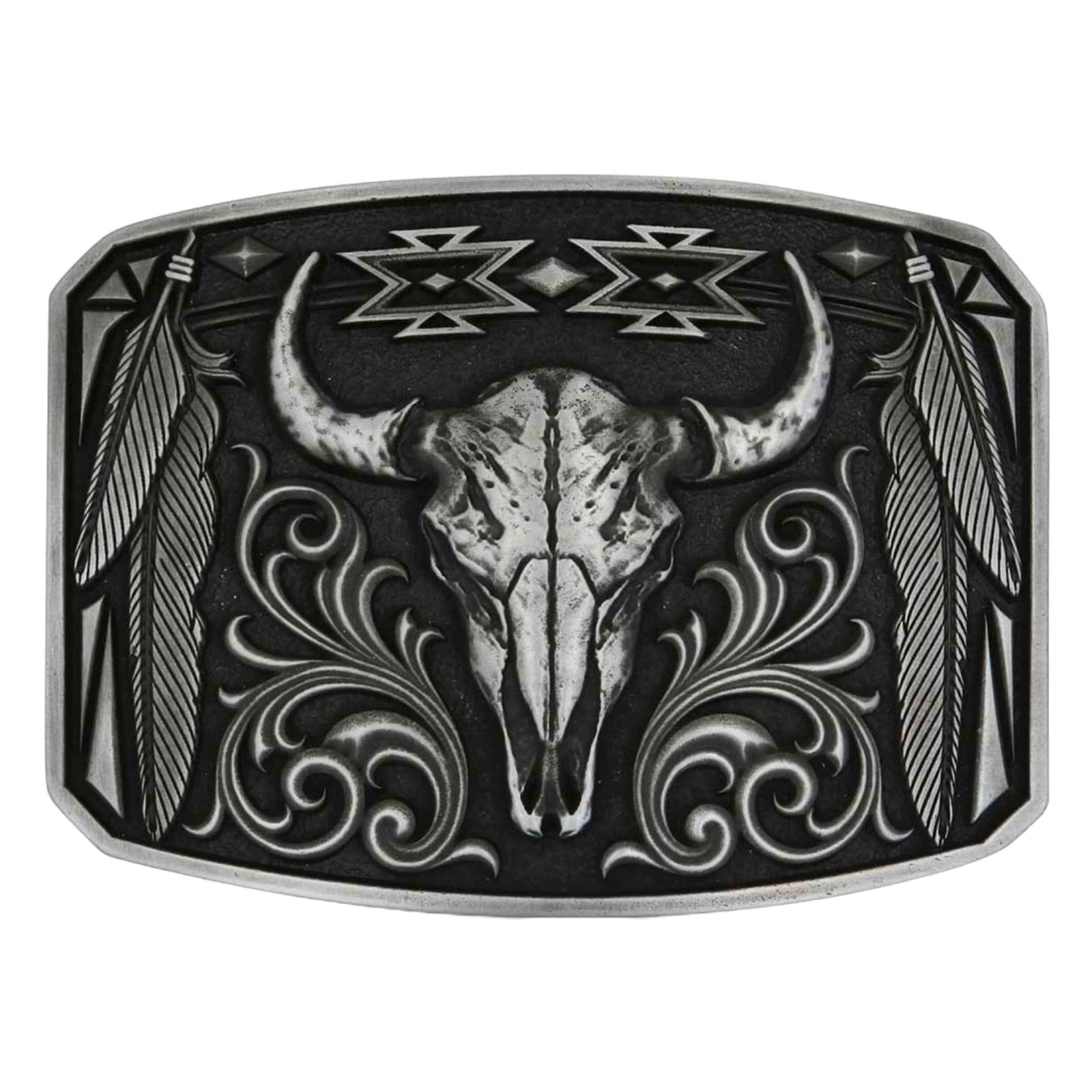 Montana Silversmiths Men&rsquo;s Legend & Pride Black Attitude Buckle A1037S