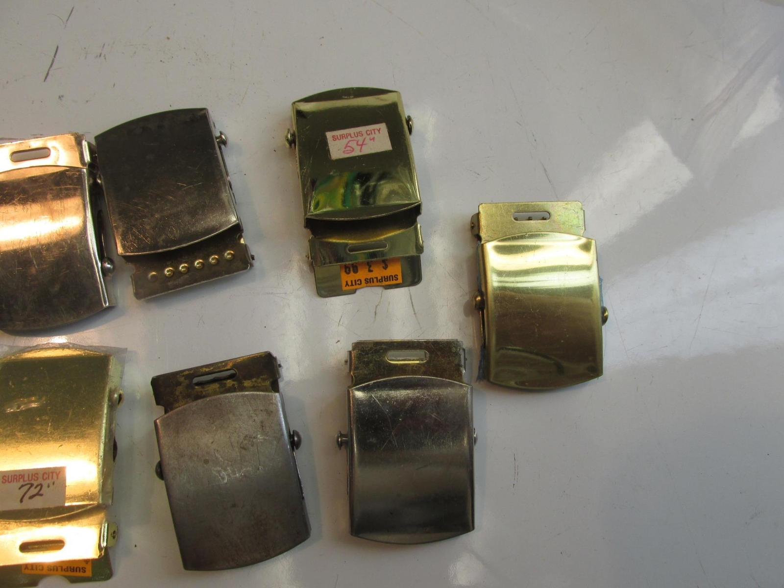 11 Uniform Belt Buckles some New