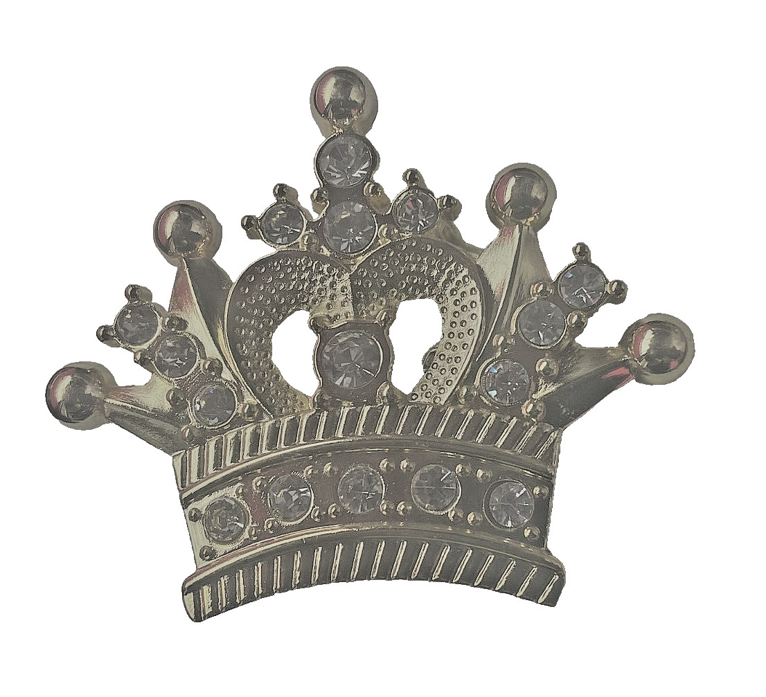 Papa Crown Belt Buckle New Men Women Fashion Bling Style Gold Rare Western Rodeo
