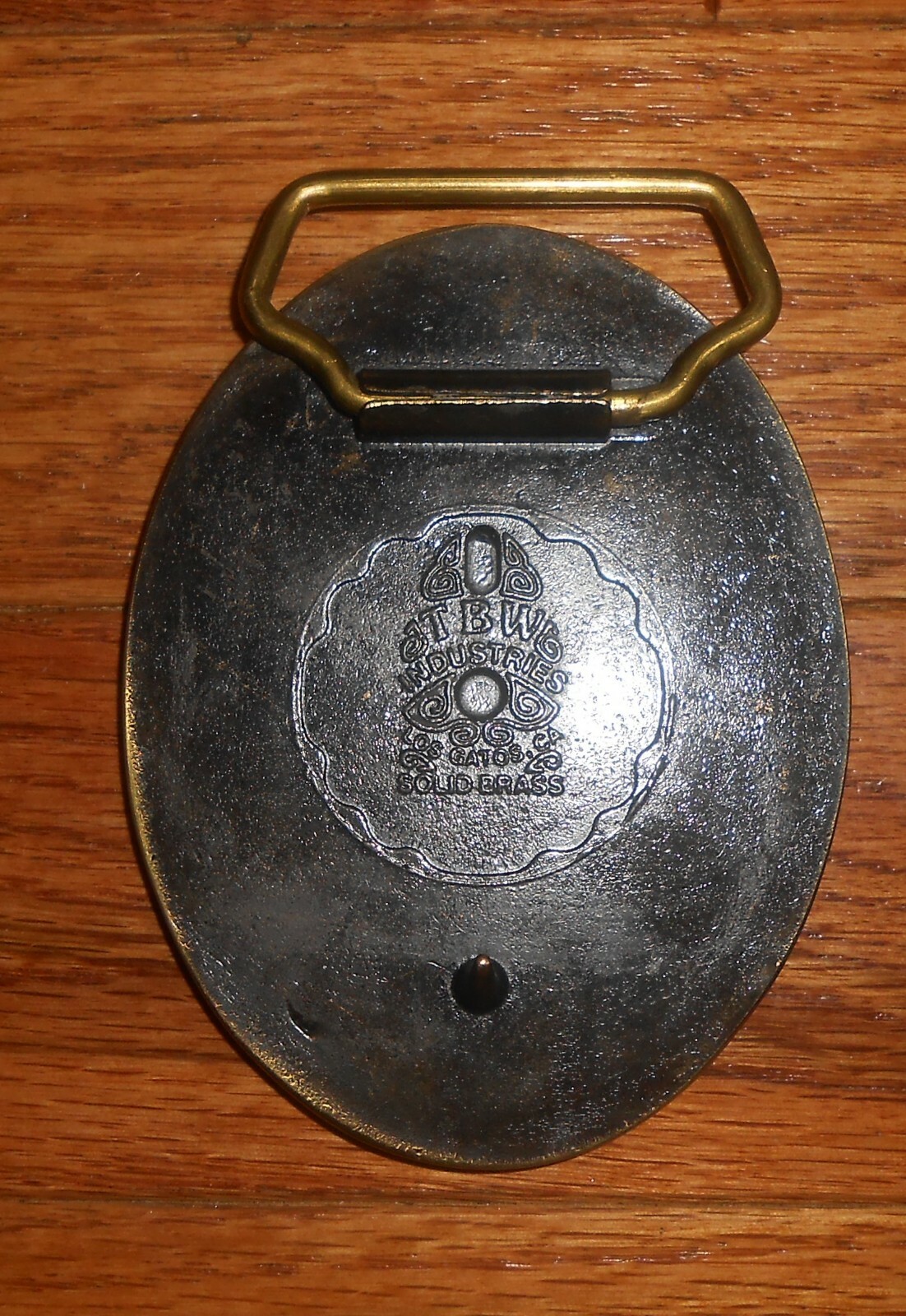 MEN&rsquo;S TBW BRASS BADGE EMBLEM « THE GREAT SEAL OF THE STATE OF CA » BELT BUCKLE