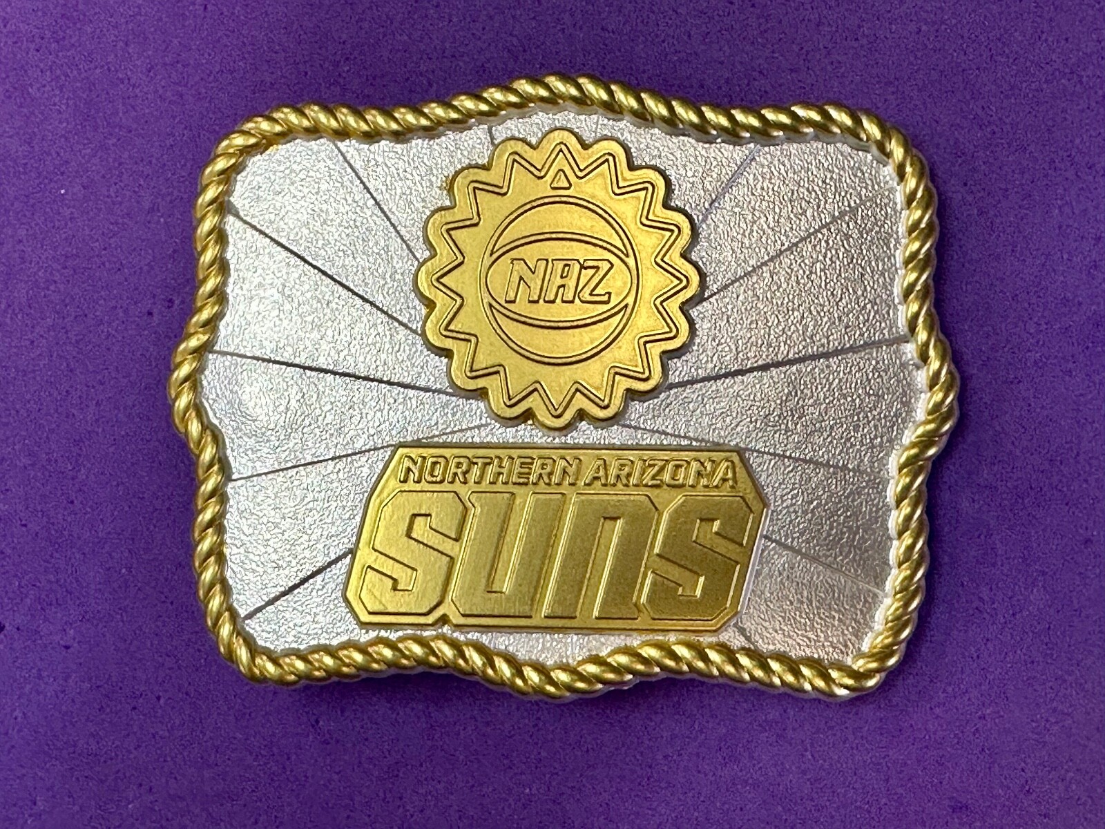 Northern Arizona Suns Naz Nba G League Basketball Nos In Wrap Belt Buckle