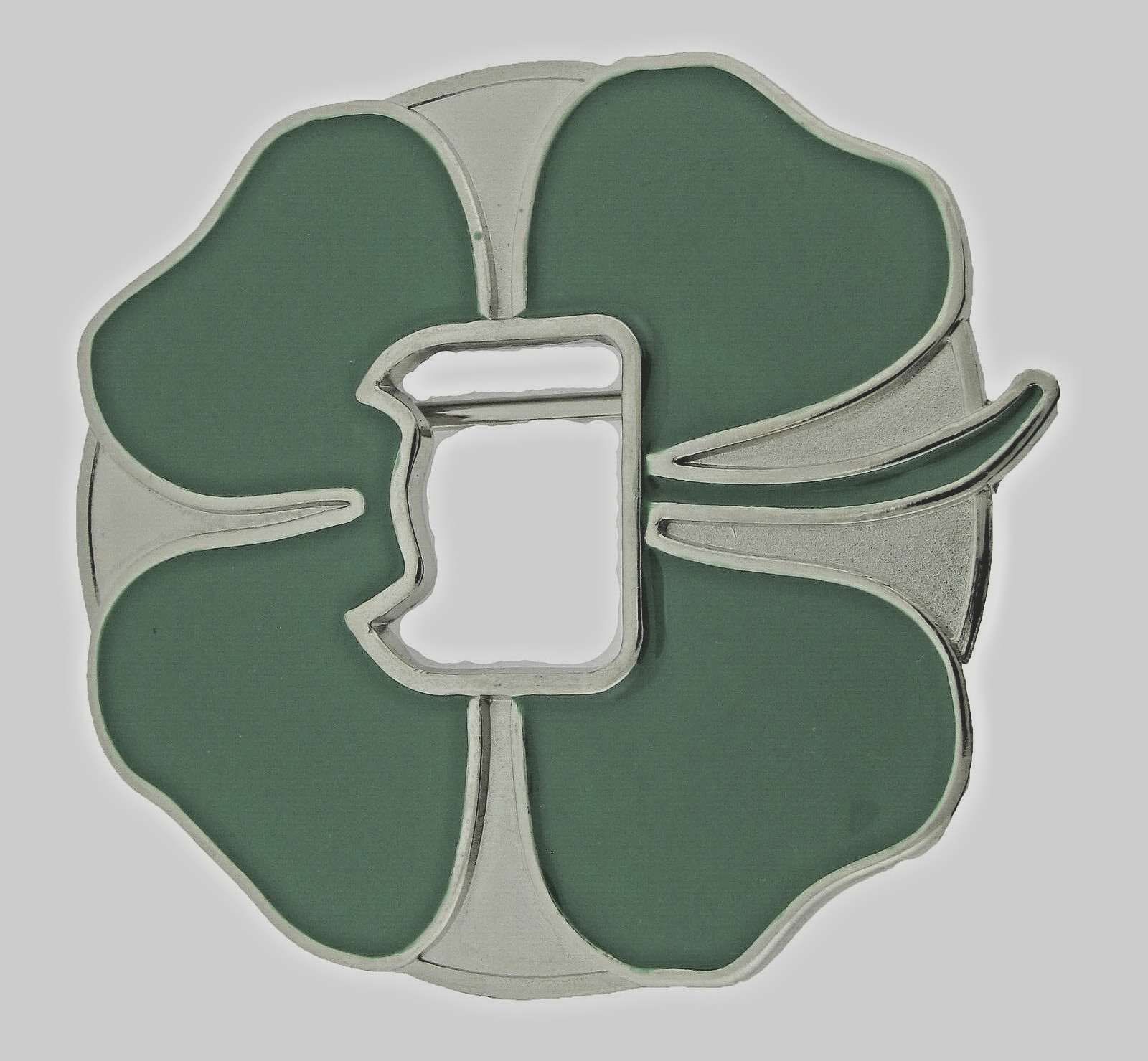 Shamrock Belt Buckles Clover St Patrick Day Irish Men Luck Vintage Bottle Opener