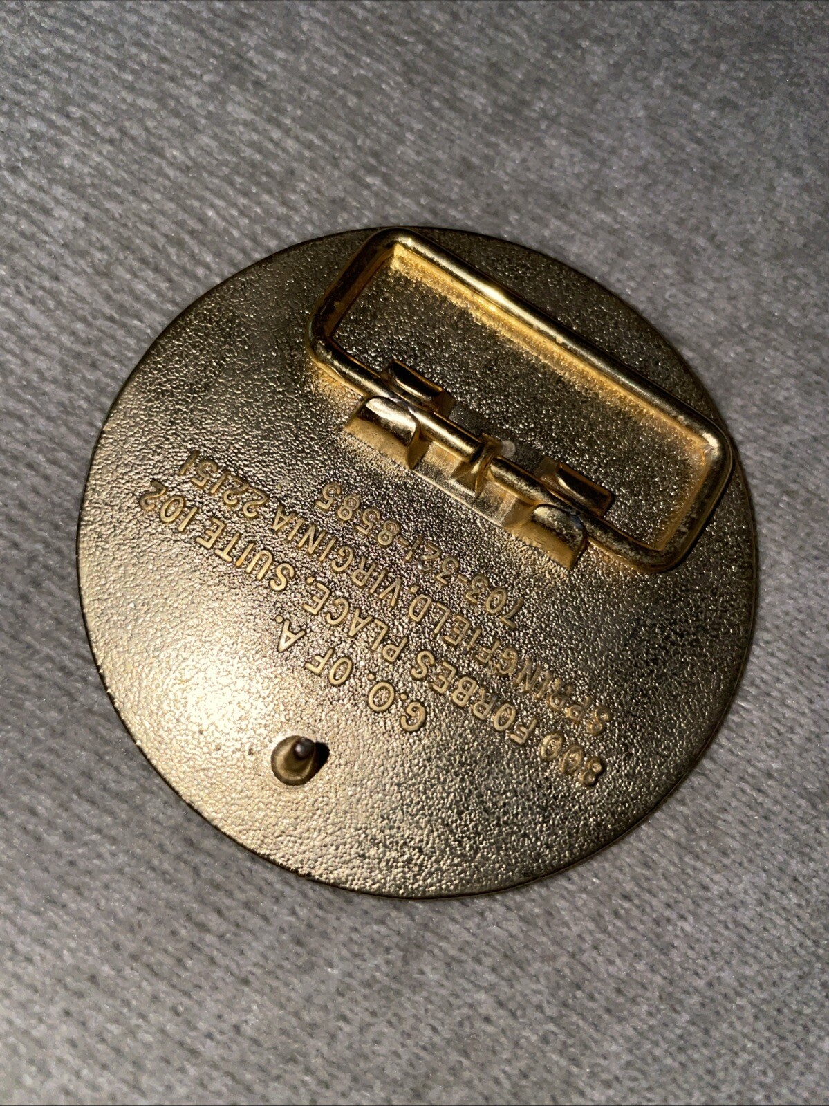 Gun Owners of America United Belt Buckle