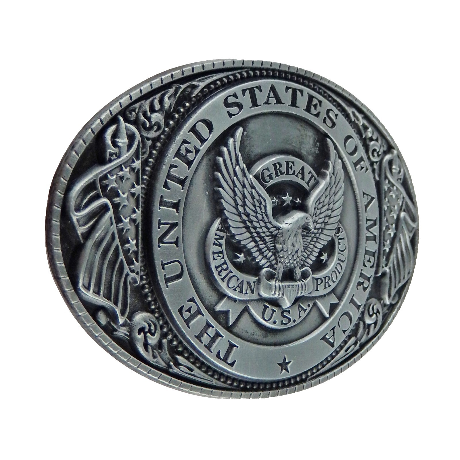 Men&rsquo;s United States of America Seal Belt Buckle USA American Pride Fit 1.5&Prime; Belt