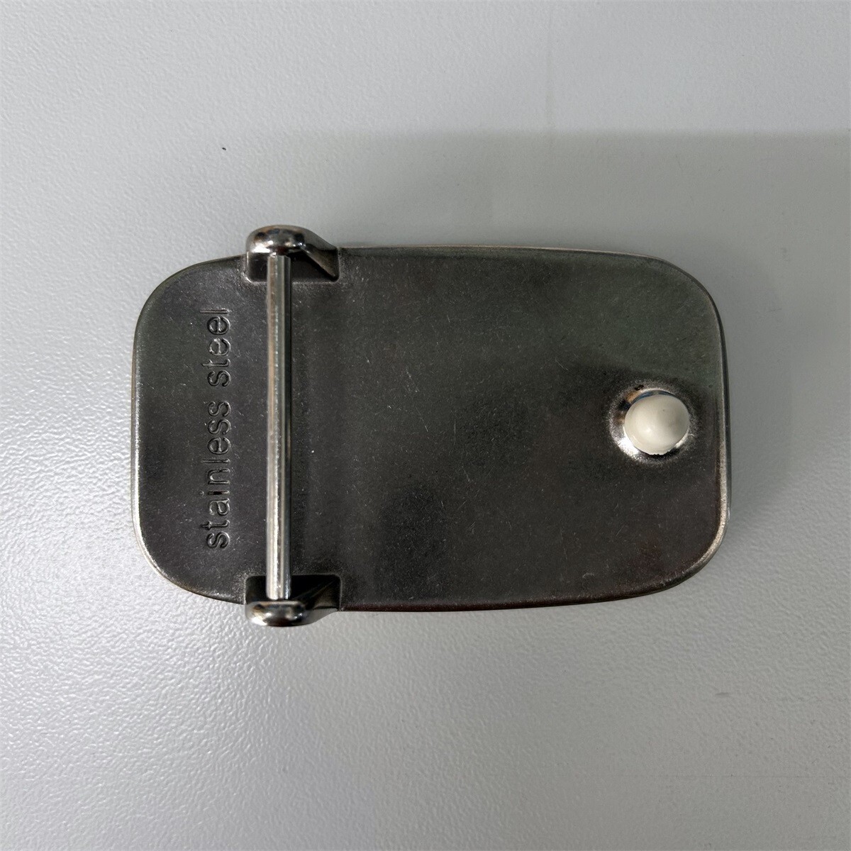 1.58 inches 40 mm Stainless Steel Rounded Rectangle Blank Belt Buckle US Stock