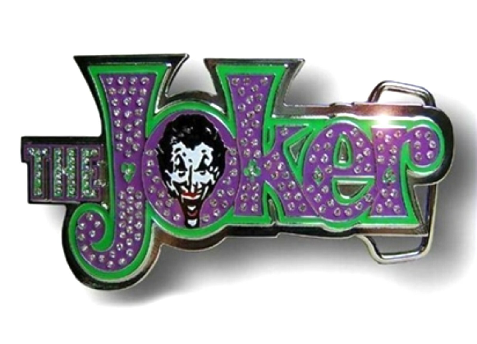 Batman Joker Villain Belt Buckles Keychain Necklace Halloween Party Mens Costume