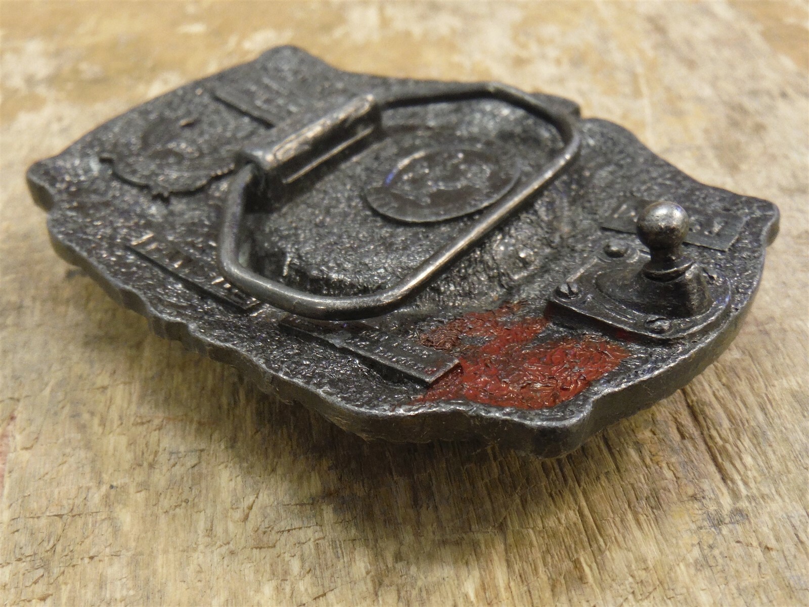 Tanside DD151 • Egyptian Shriners Belt Buckle 3 3/8&Prime; X 2 1/2&Prime; FREE SHIP d55