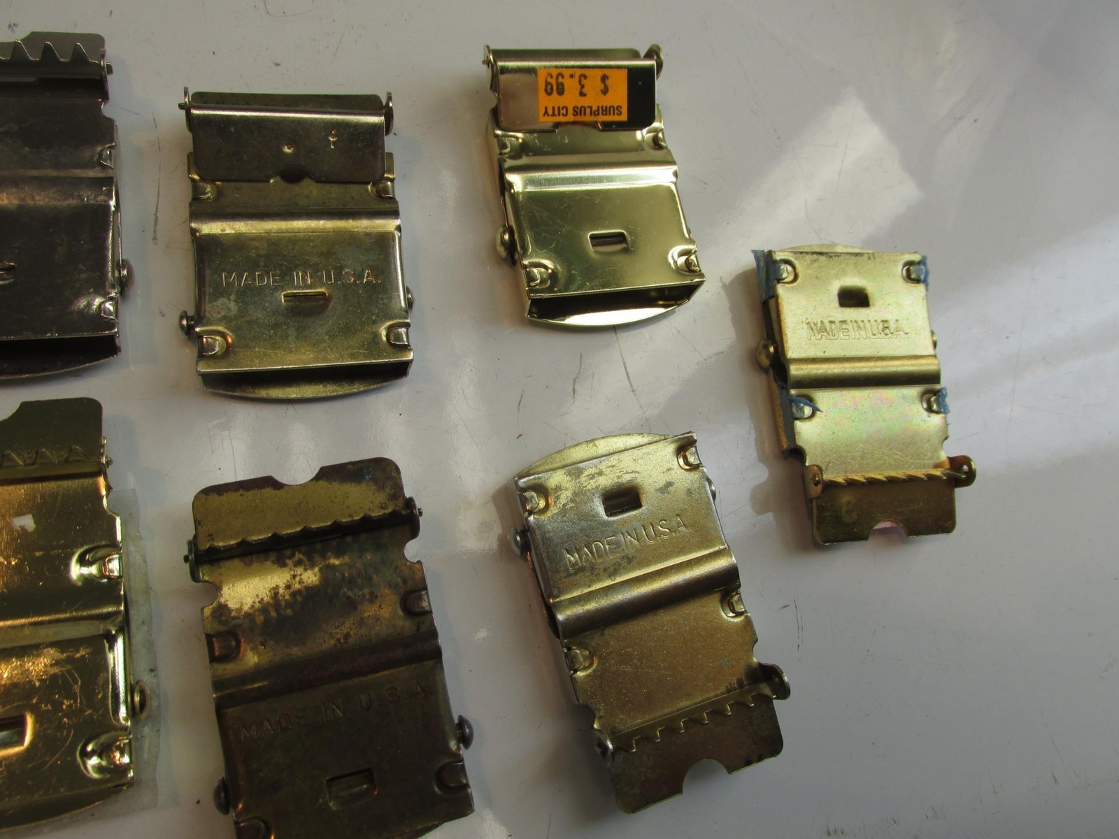 11 Uniform Belt Buckles some New