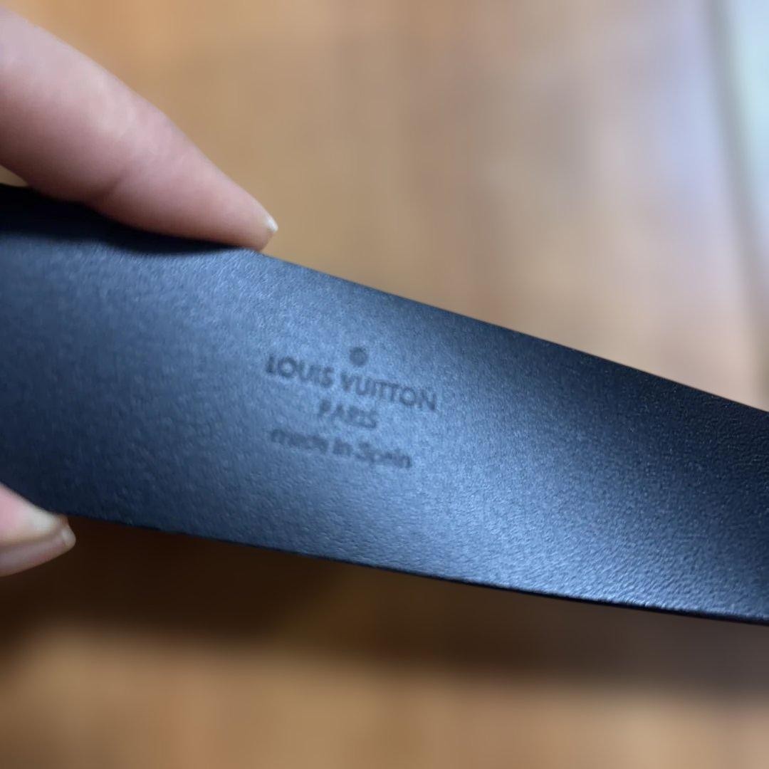 Louis Vuitton Pre-Owned Leopard Men&rsquo;S Leather Belt Size