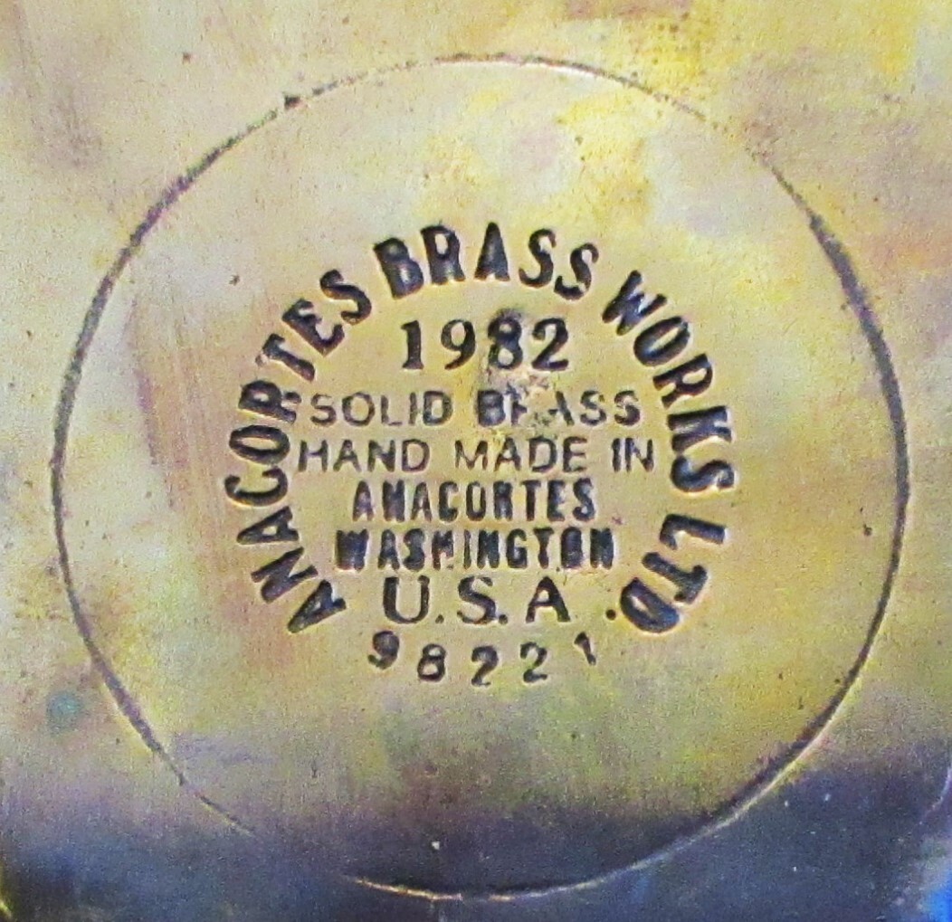 Rocky Mountain Master Mechanics Assn 1974 Belt Buckle Anacortes Brass Vtg 80s