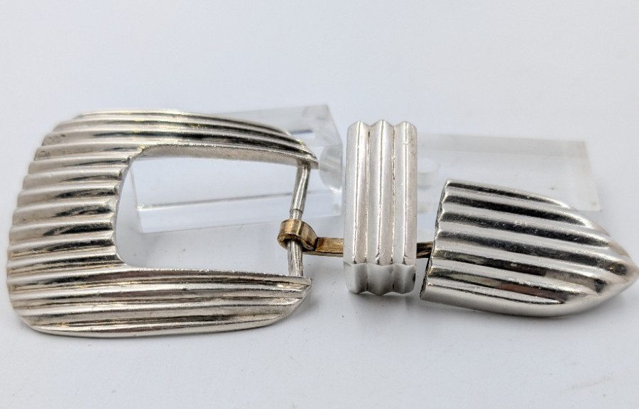 DOUGLAS MAGNUS Santa Fe 925 Sterling Silver Heavy Belt Buckle 79.30Grams