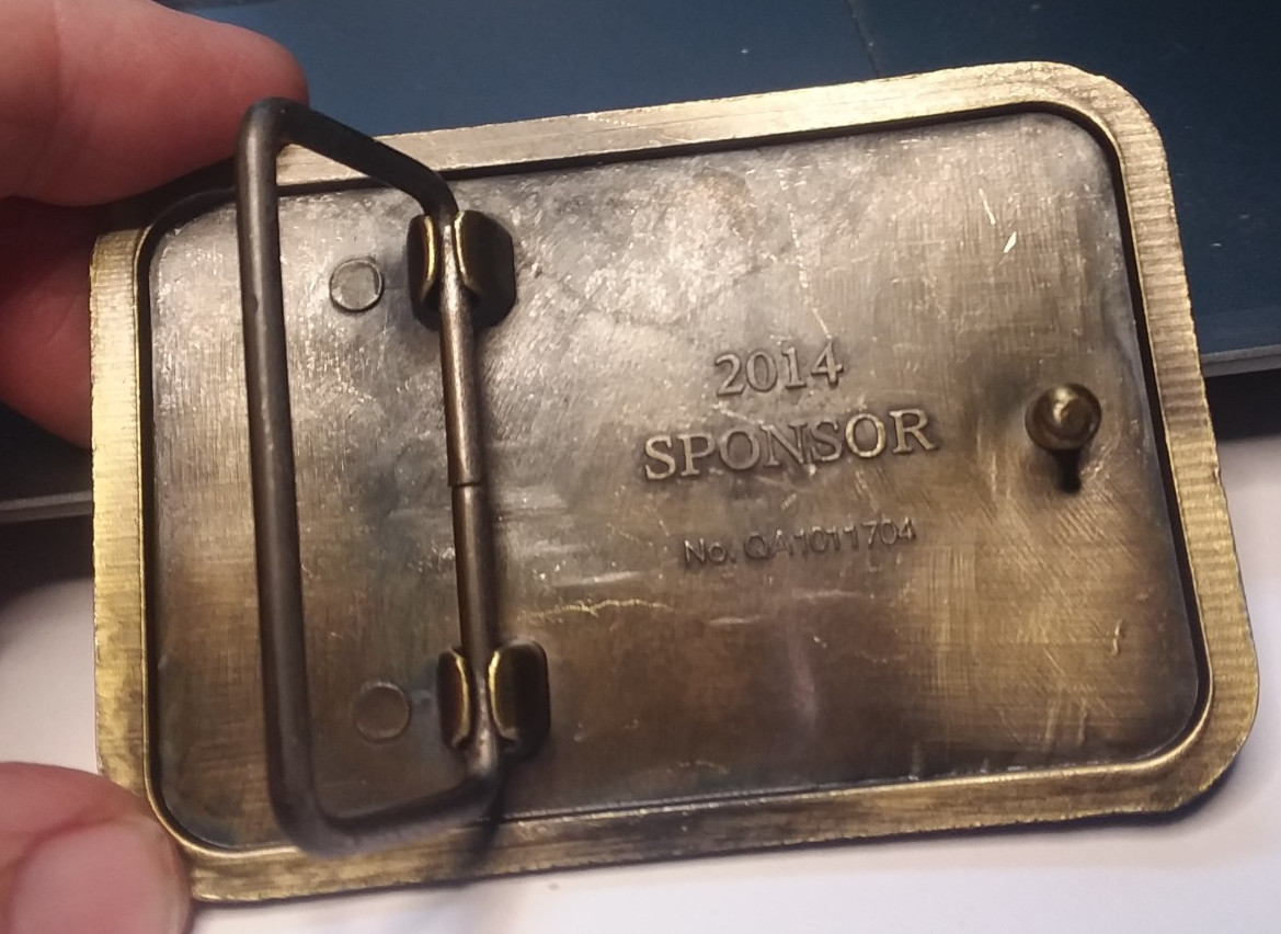 2014 Sponsor  » Freedom Isn&rsquo;t Free » Belt Buckle 3 1/8&Prime;x 2 1/8&Prime; 04-01-2026