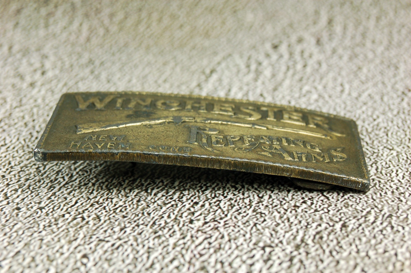 Winchester New Haven Repeating Arms belt buckle western