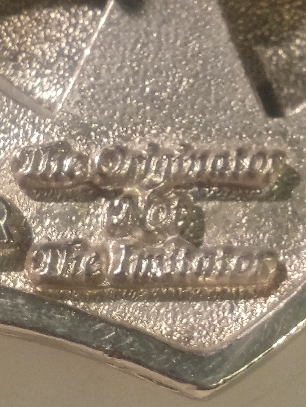 DJ Turn Tables Spinning Belt Buckle Silver Star Originator Vintage Made in USA