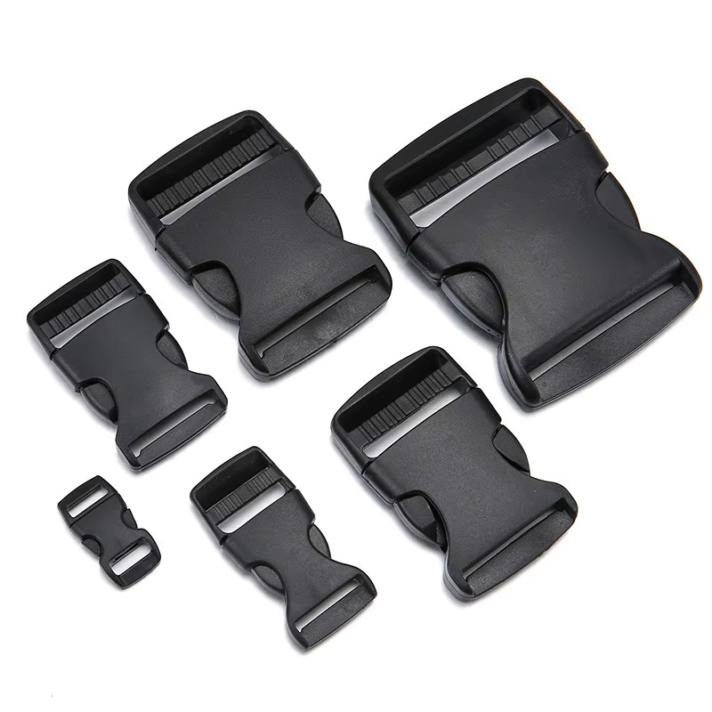 10Pcs Plastic Side Release Buckles Clip for Paracord Backpack Pet Collar Webbing