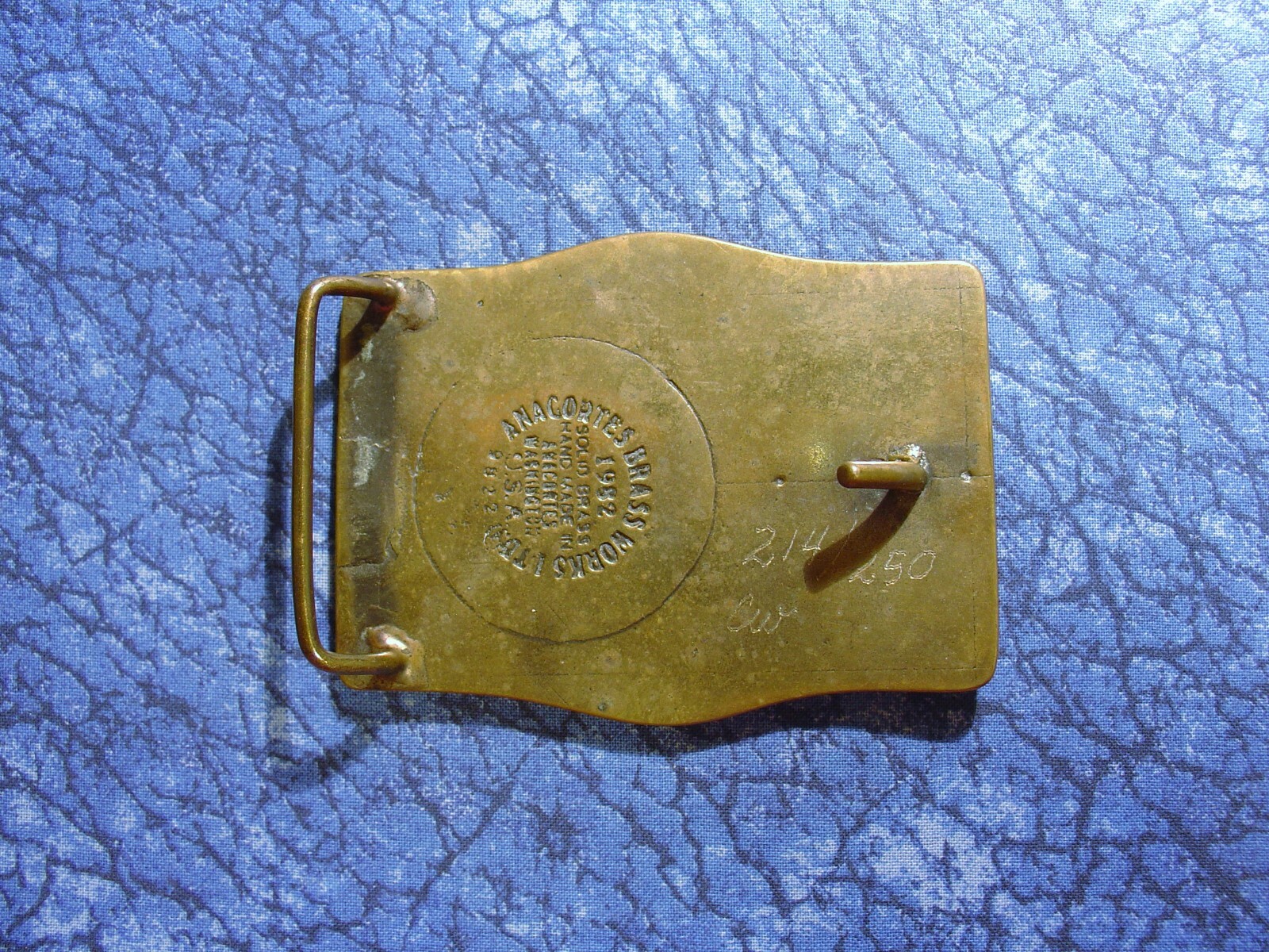 US Borax 20 Twenty Mule Team 1957-1982 Boron CA Open Pit Mine Mining Belt Buckle