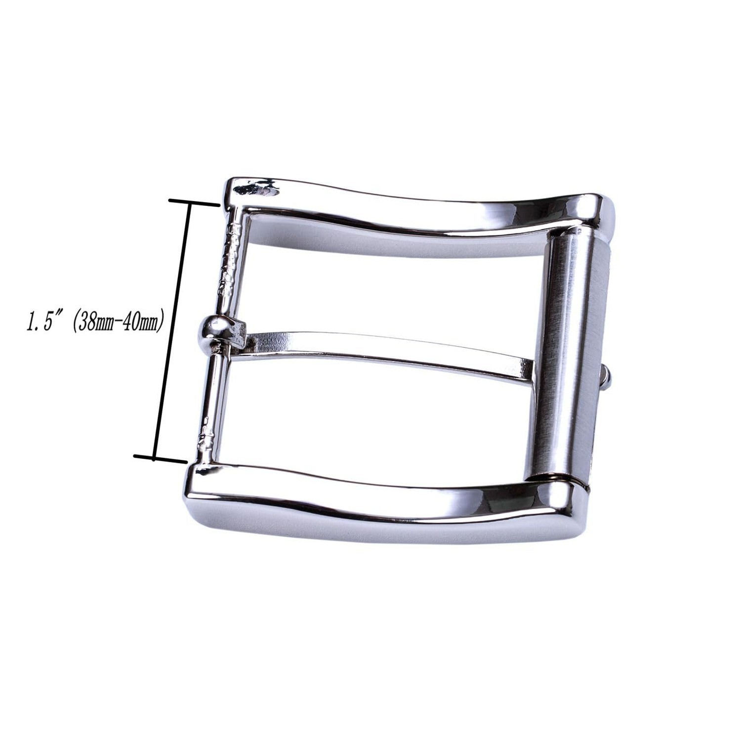 1.5&Prime; (38mm-40mm) Belt Buckle Roller Single Prong Heavy Duty Belt Buckle